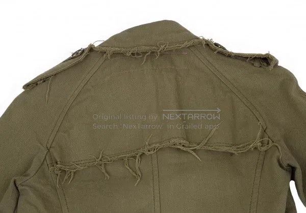 Junya Watanabe Junya Watanabe Khaki green cut-off windbreaker Size S / US 4 / IT 40 - 4 Thumbnail