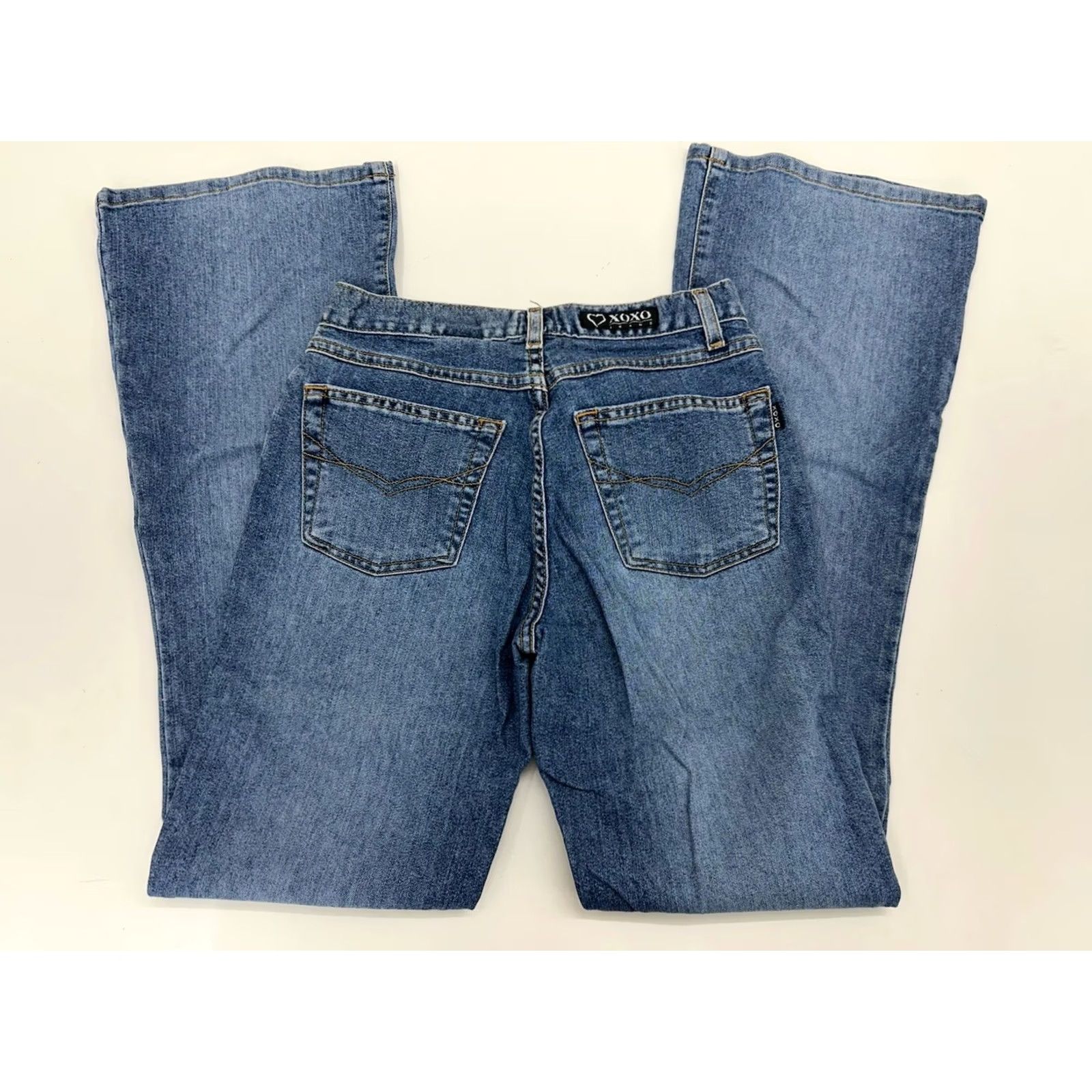 XOXO XOXO Jeans Juniors Jeans Size 3/4 Bootcut Denim Y2K Jeans Blue Women Regular 5-Pocket Comfort Stretch Size 26" / US 2 / IT 38 - 6 Thumbnail