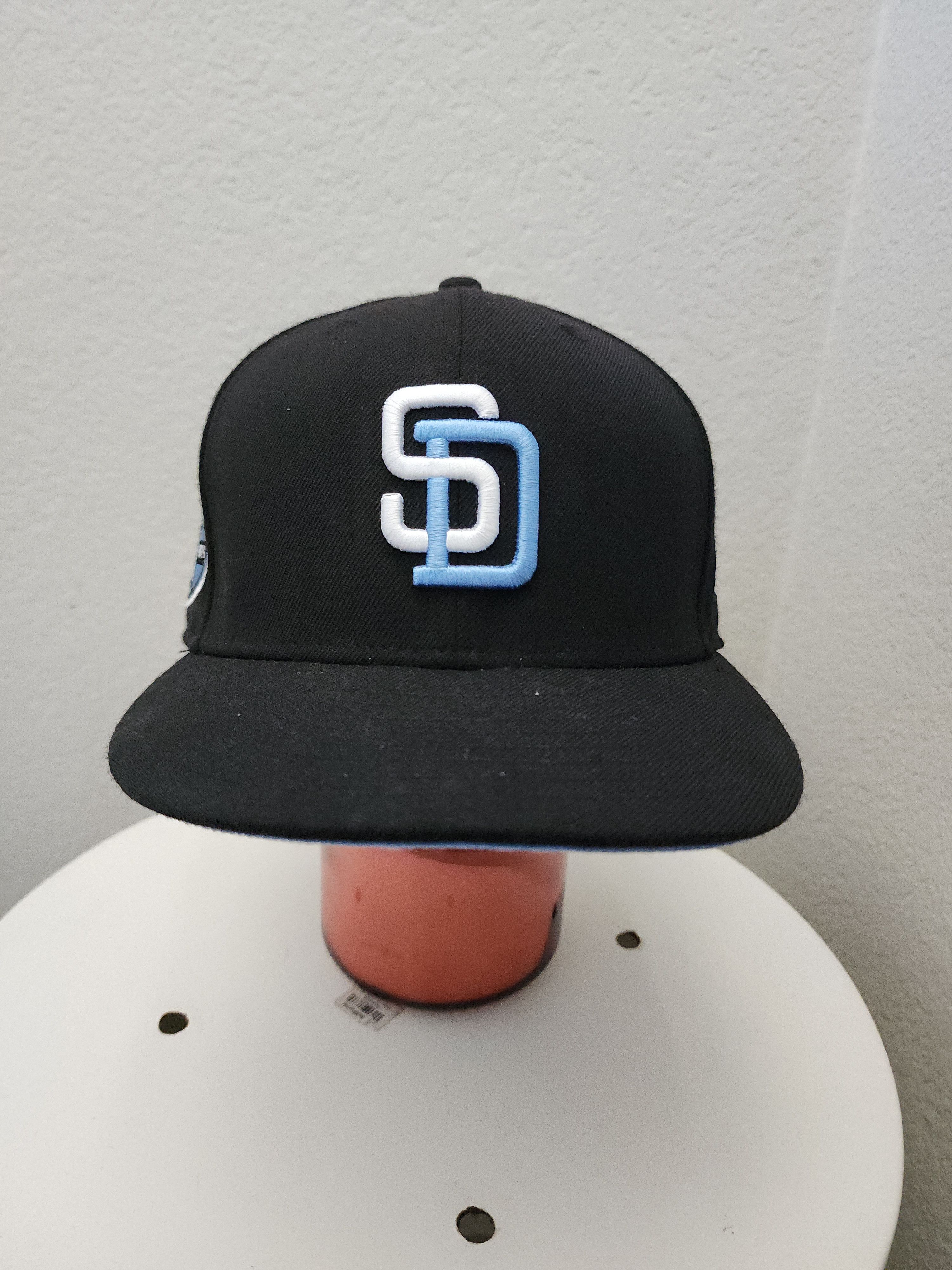 New Era San Diego Padres New Era Fitted 59Fifty 7 1/4 Black Size ONE SIZE - 1 Thumbnail