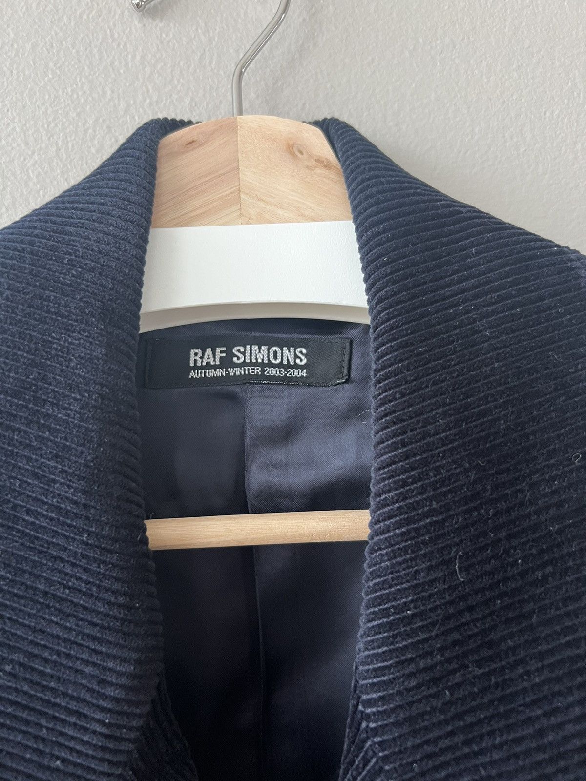 Raf Simons AW03 “Closer” Corduroy Perfecto Biker Coat Size US M / EU 48-50 / 2 - 7 Thumbnail