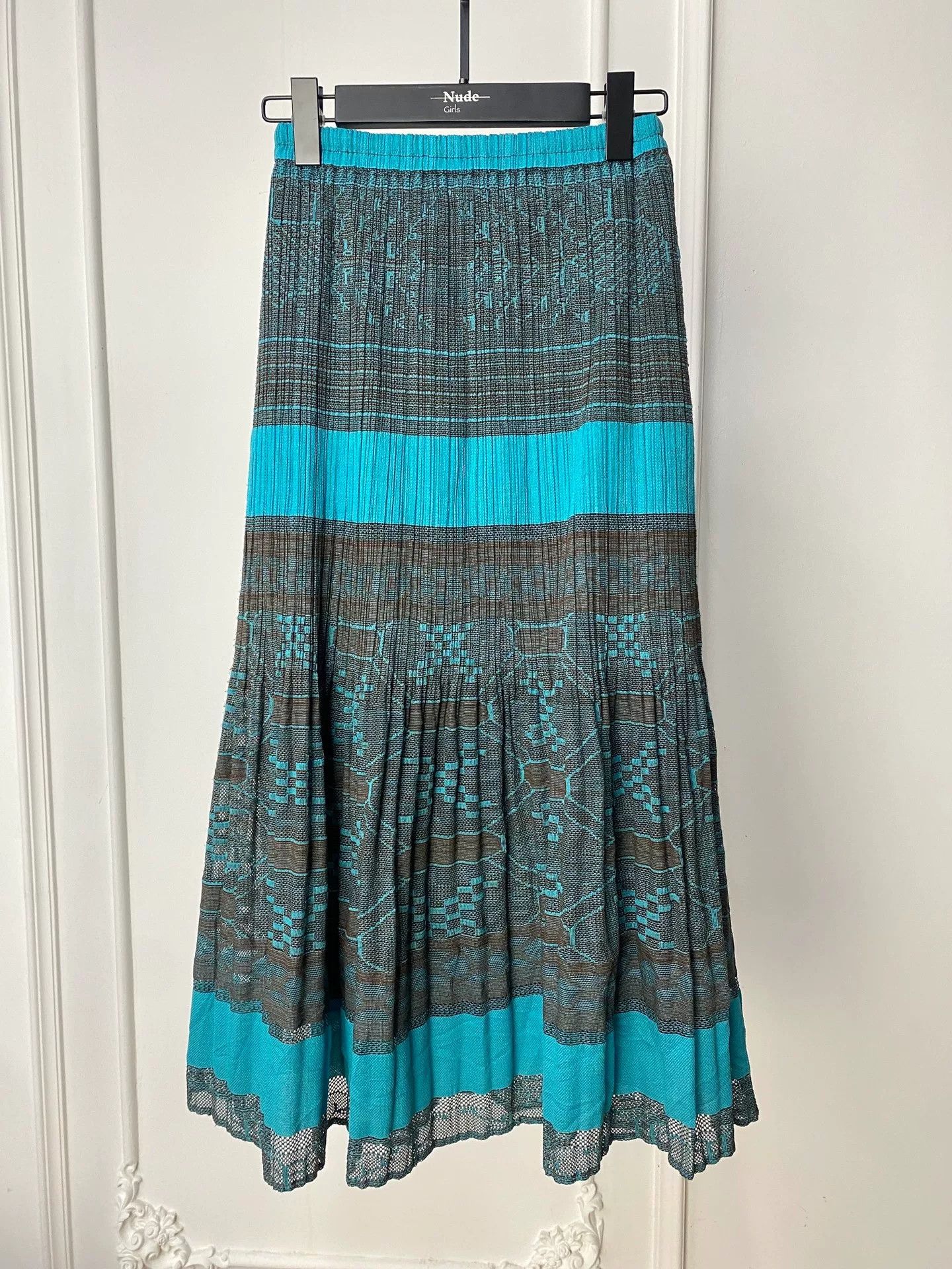 Issey Miyake ISSEY MIYAKE Patterned Skirt Size 31" - 1 Thumbnail