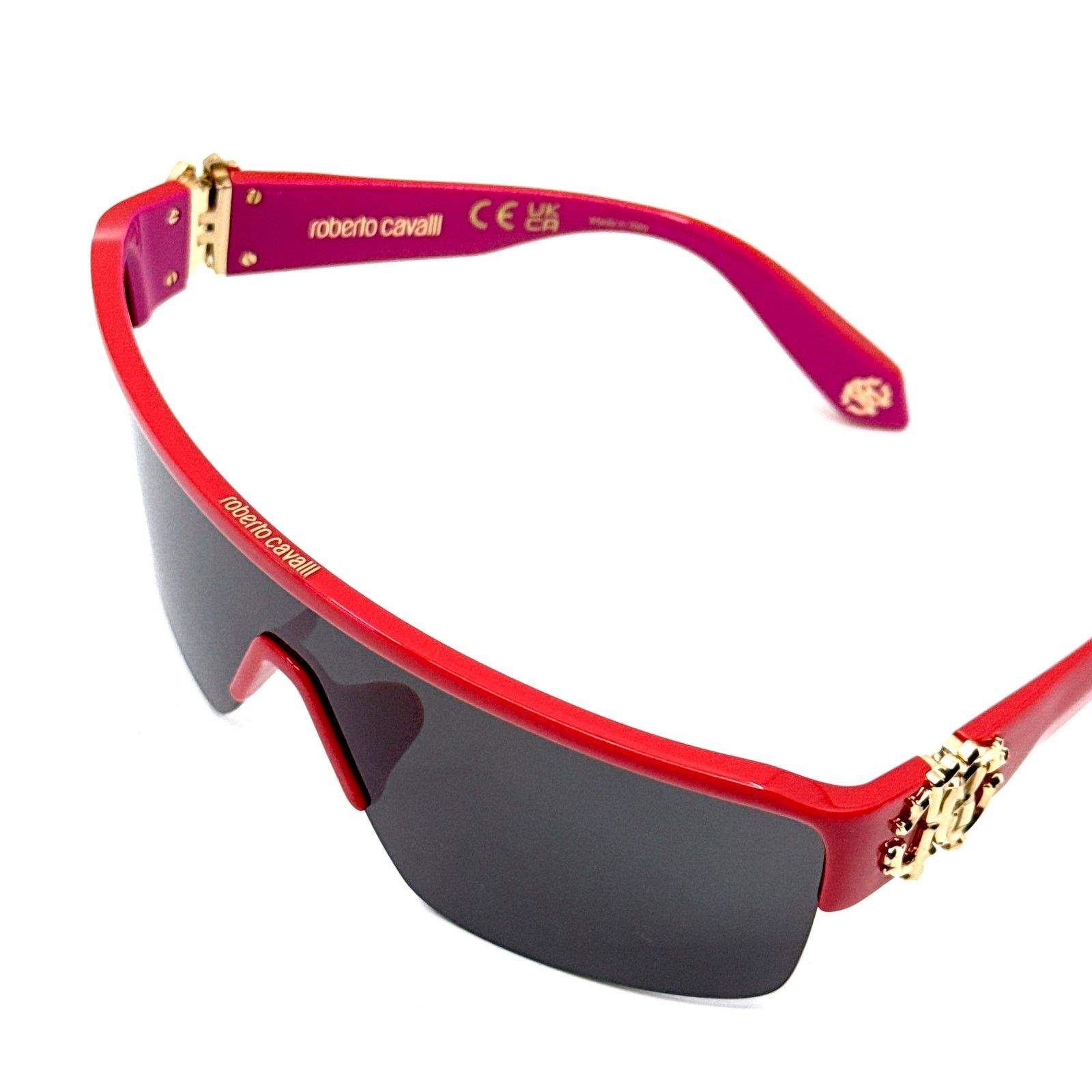Roberto Cavalli New, ROBERTO CAVALLI Sunglasses SRC037 Col.09RV Authentic Size ONE SIZE - 10 Thumbnail