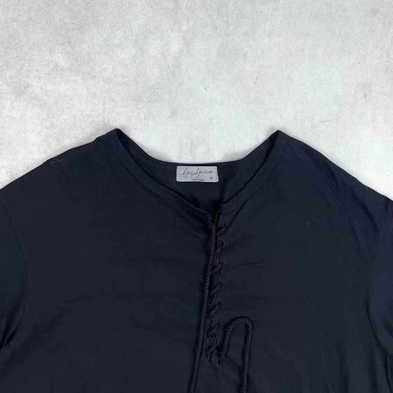 Yohji Yamamoto Yohji Yamamoto 19ss black drawstring short sleeves 2502-Ne Size US L / EU 52-54 / 3 - 2 Thumbnail