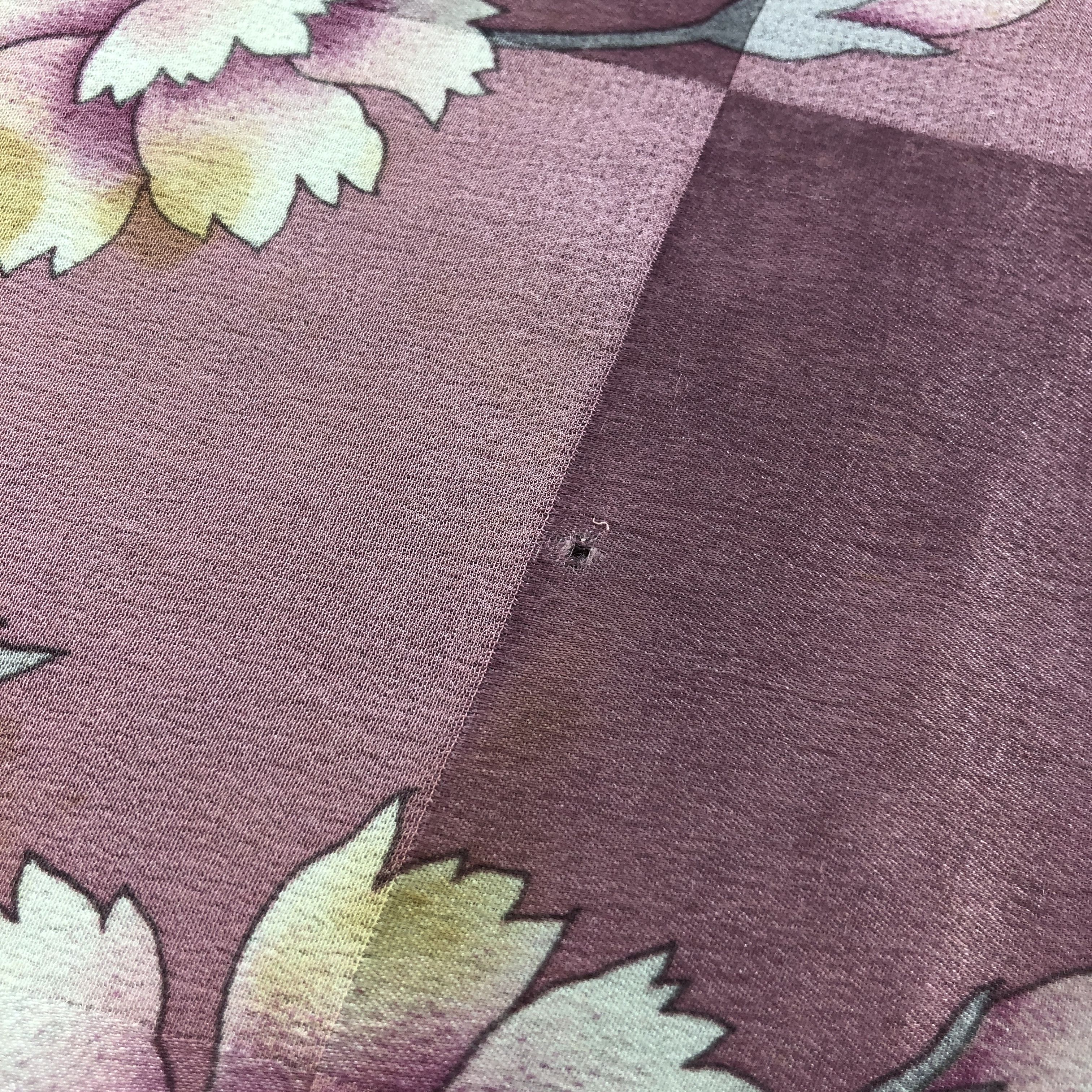 Mila Schon Mila Schon Floral Hand Rolled Silk Scarf M1054 Size ONE SIZE - 15 Thumbnail