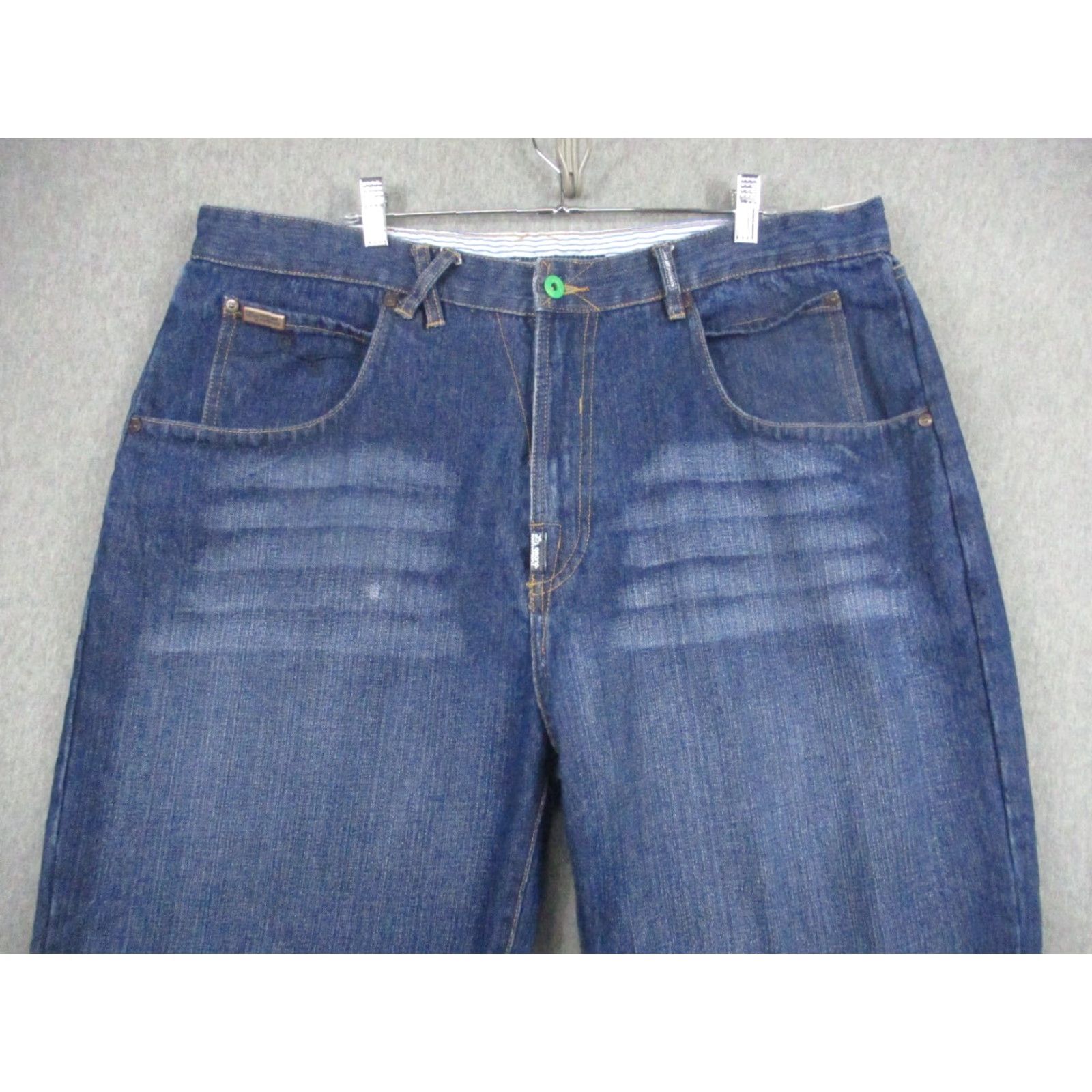 Southpole VINTAGE LRG LR Geans Jeans Mens 40x 34 Denim Baggy Y2k Southpole Style Skater Jeans Mens 40x34 Blue Denim 5-Pocket Western Classic Brand: LRG Size US 40 / EU 56 - 3 Thumbnail