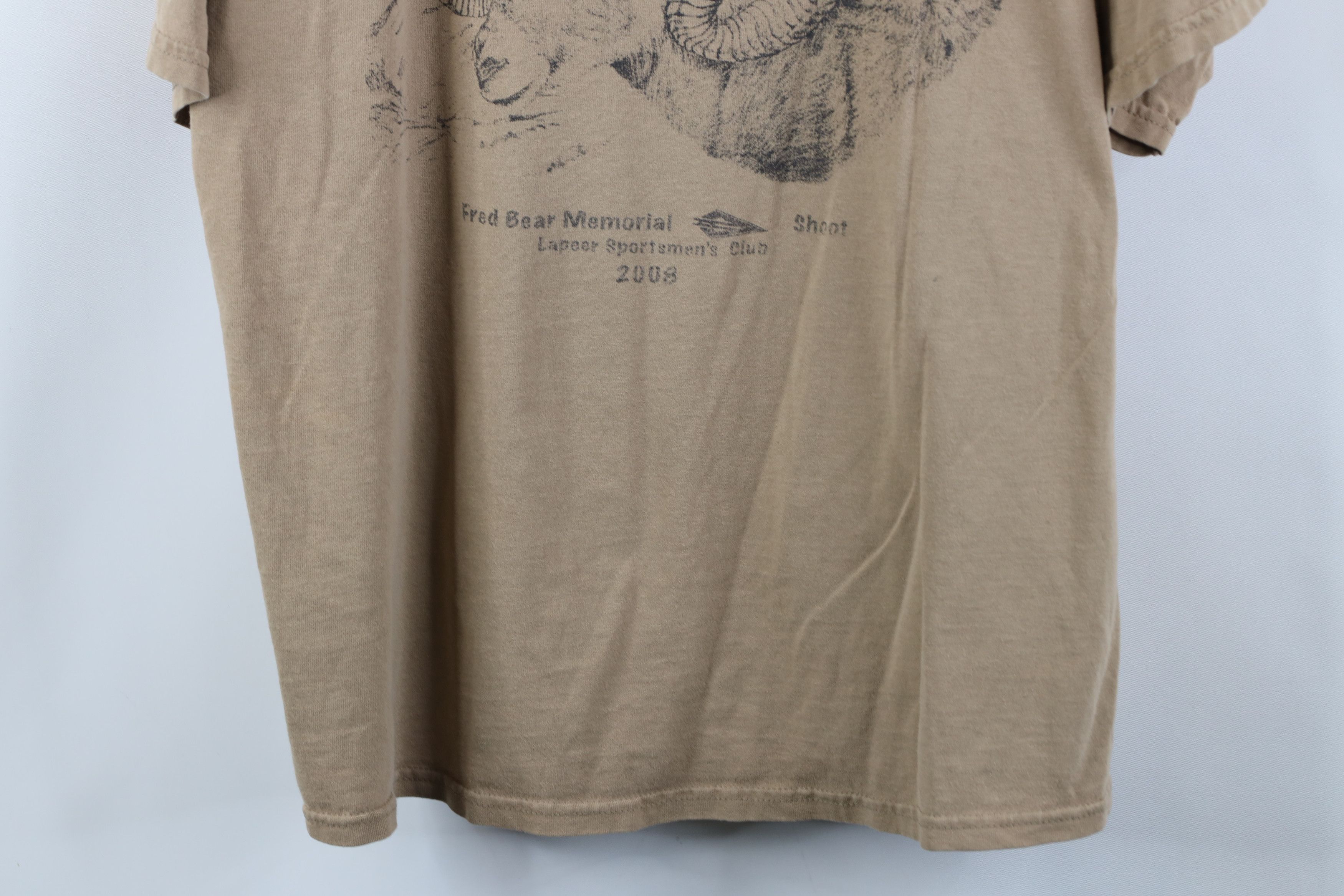 Vintage Vintage Y2K 2008 Michigan Bow Hunters Bear Shoot T-Shirt Size US XXL / EU 58 / 5 - 3 Thumbnail