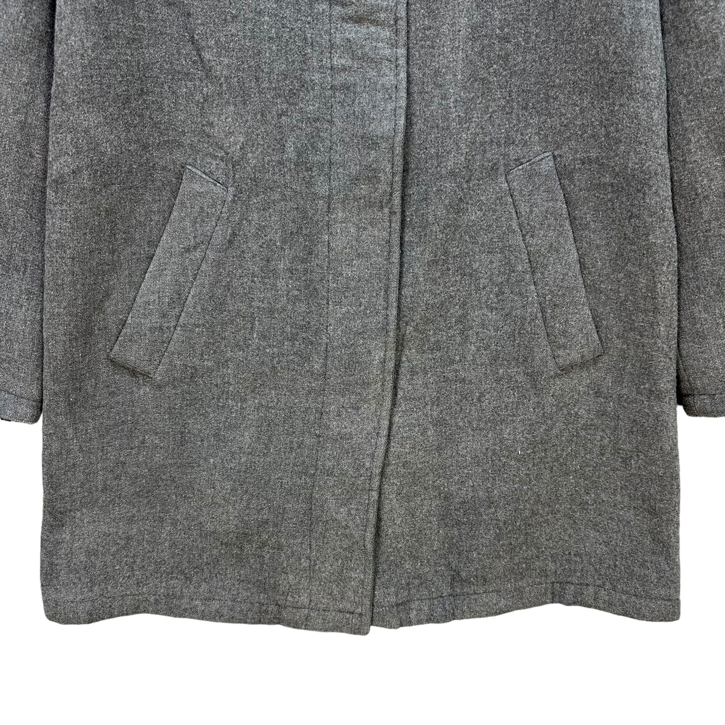 Burberry BURBERRY London Pure Wool Nova Check Hooded Coat #A39-0890 Size XS / US 0-2 / IT 36-38 - 3 Thumbnail