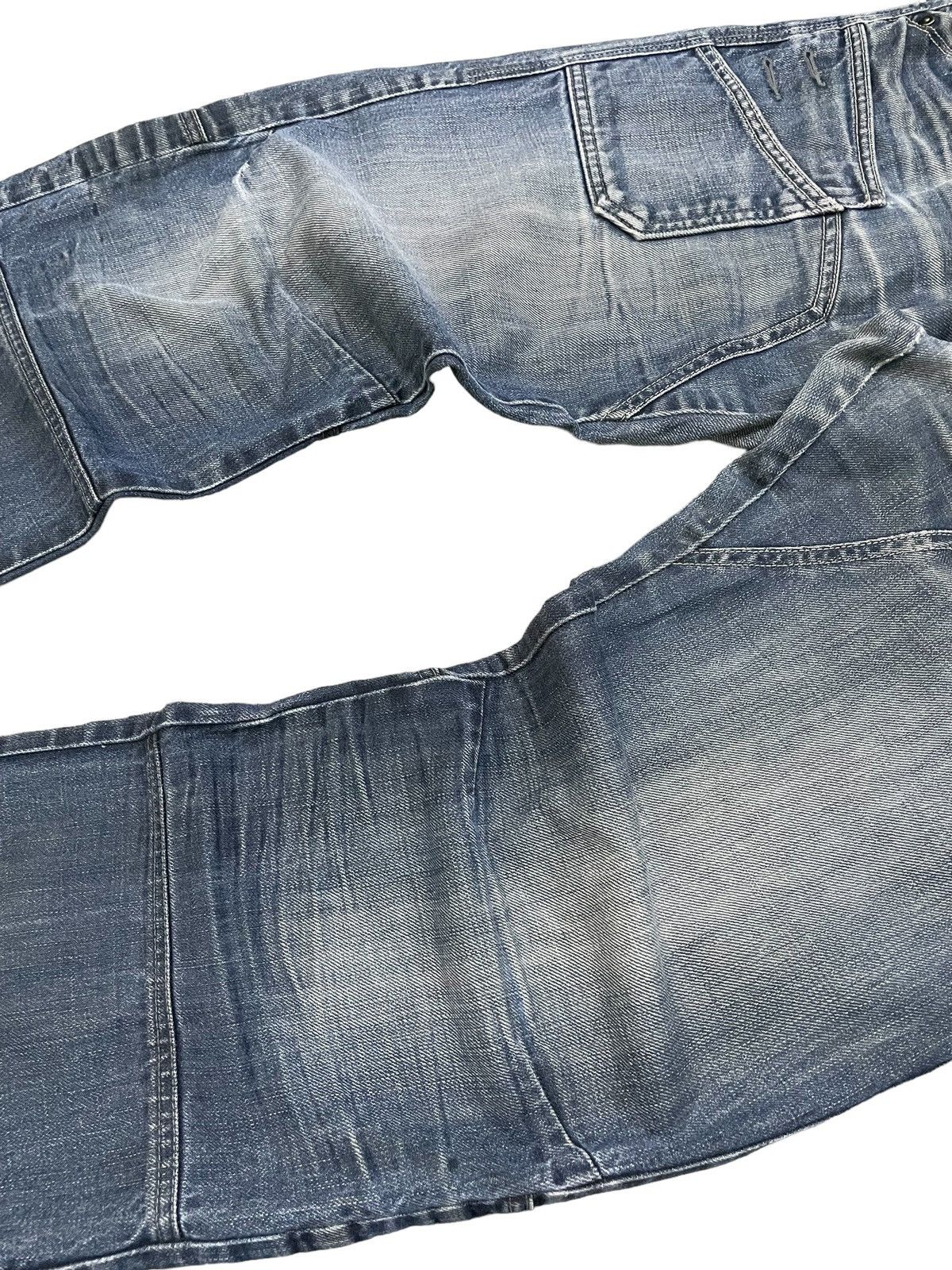 Hysteric Glamour × JNCO × Jack & Jones Vintage Jack & Jones Double Knee Baggy Loose Jeans Size US 34 / EU 50 - 9 Thumbnail