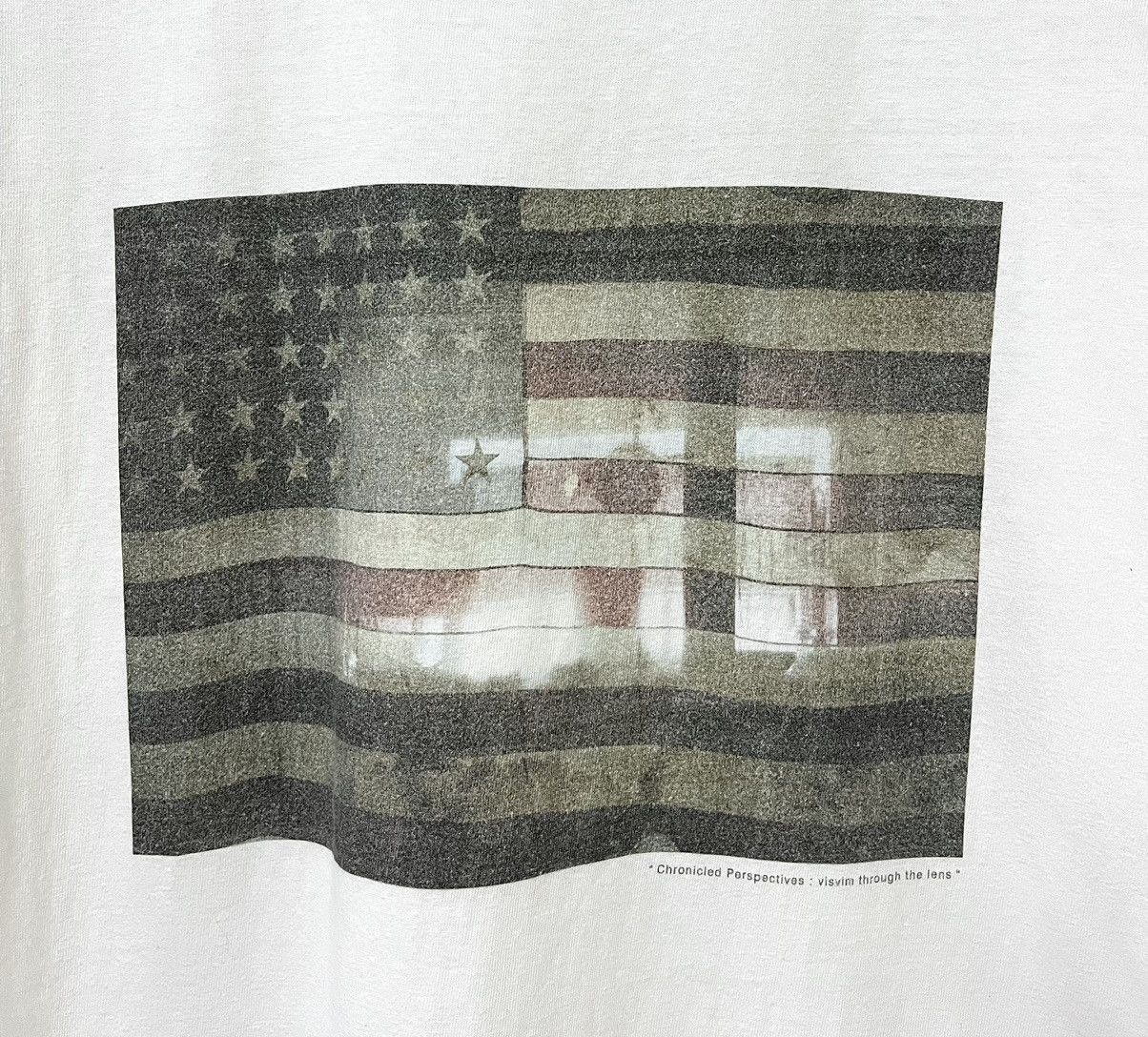 Visvim 2001 VISVIM CHRONICLED PERSPECTIVES FLAG JAPANESE TSHIRT Size US S / EU 44-46 / 1 - 6 Thumbnail