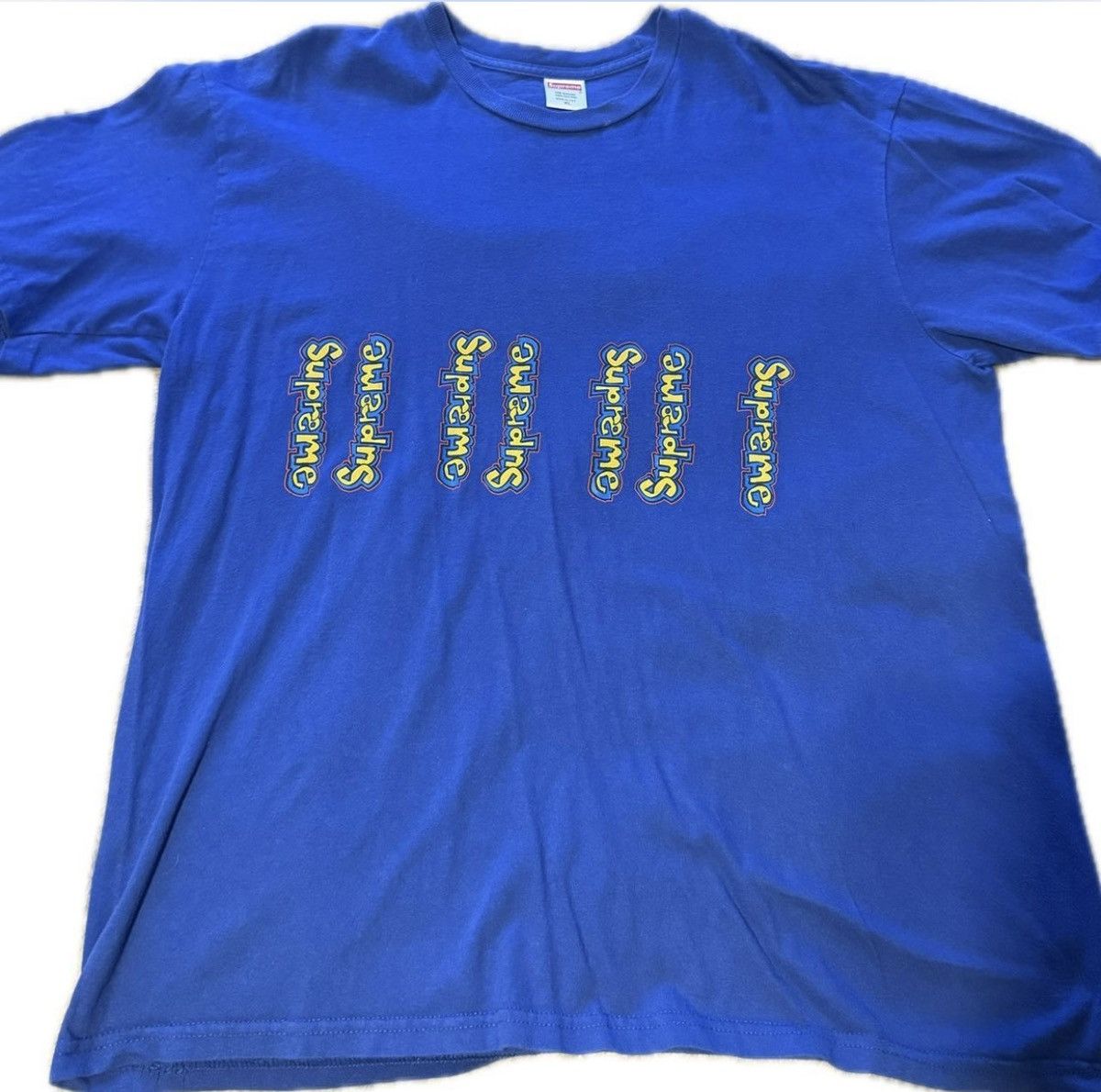 Supreme Supreme SS18 royal blue gonz tee Size US XL / EU 56 / 4 - 1 Thumbnail
