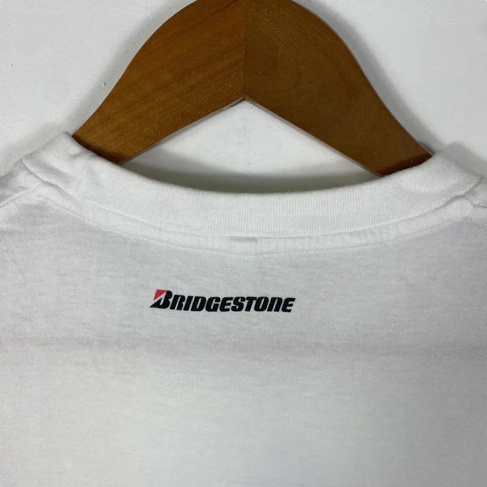 Japanese Brand Vintage 90's BATTLAX Bridgestone Racing Tyre Graphic Tee Size US L / EU 52-54 / 3 - 5 Thumbnail