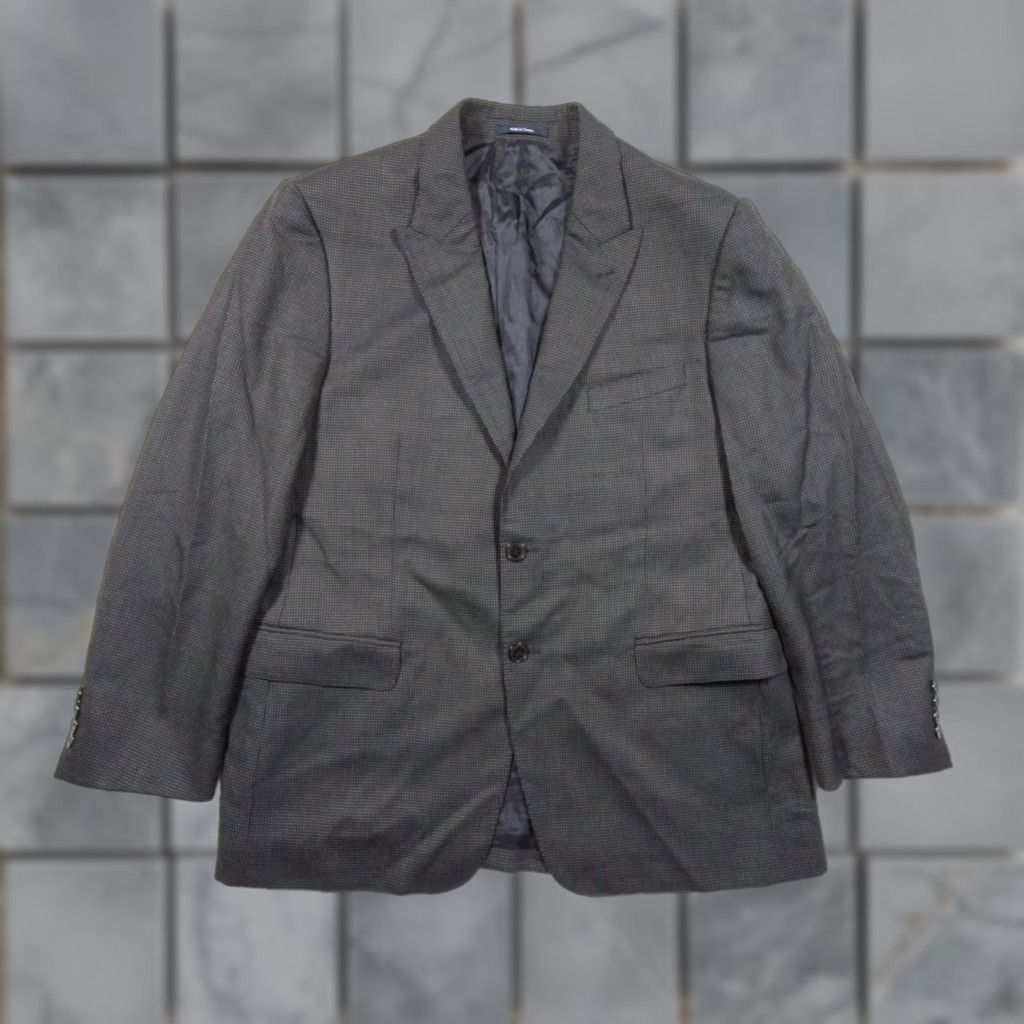 Vintage VINTAGE Versace Collection Blazer Jacket Men 54 Wool Navy City Formal Business Casual Size 54R - 1 Thumbnail
