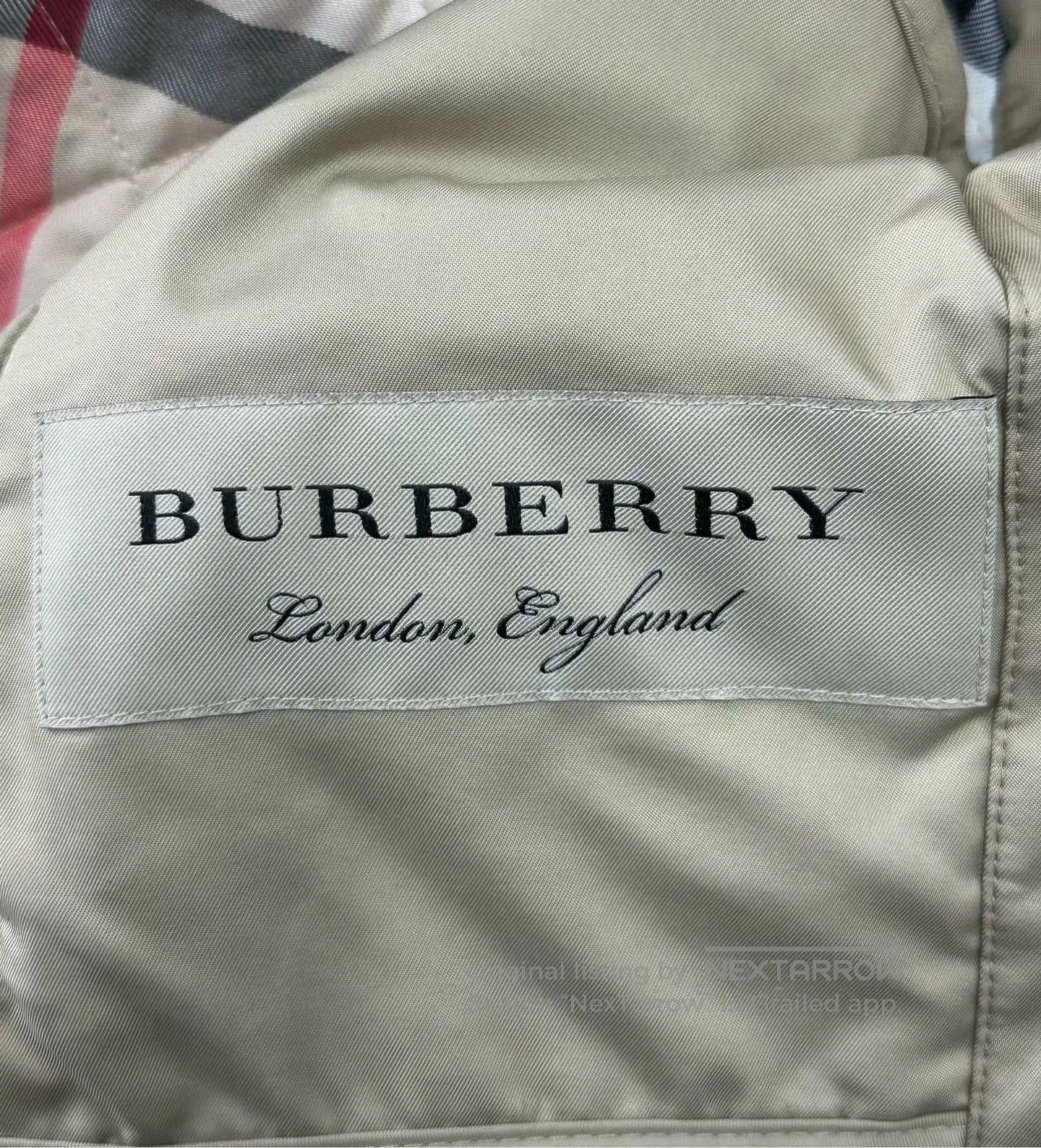 Burberry Burberry Khaki Plaid Single-breasted Cotton Coat Jacket| Size M / US 6-8 / IT 42-44 - 3 Thumbnail