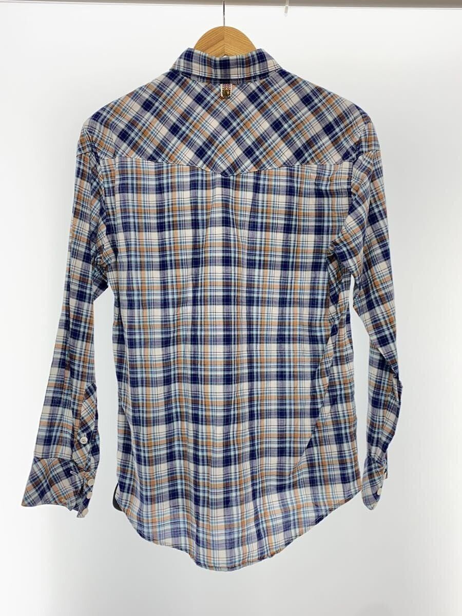 Visvim Blue Cotton Check 13ss Size US M / EU 48-50 / 2 - 2 Thumbnail