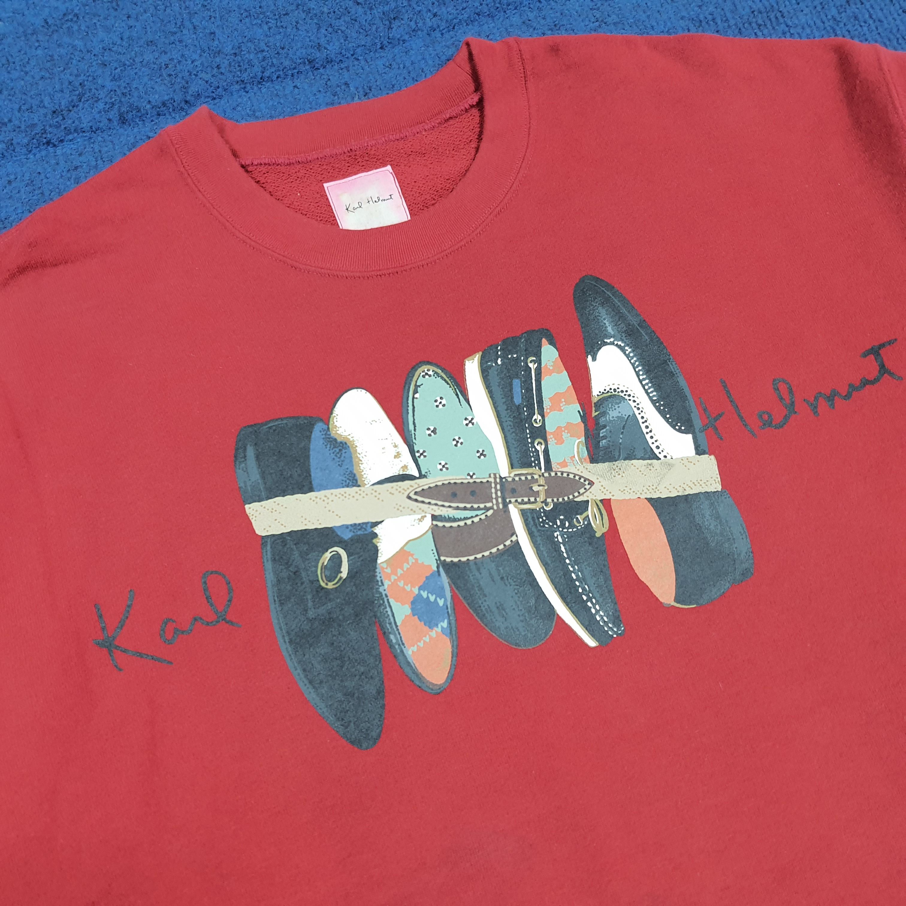 Karl Helmut Vintage Karl Helmut Designer Graphic Sweatshirt C295N3 Size US M / EU 48-50 / 2 - 2 Thumbnail