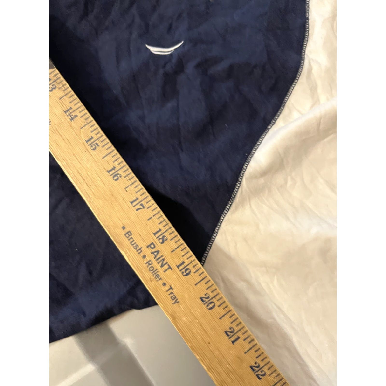 Nautica Nautica Shirt Mens Small Blue Long Sleeve Crew Neck Solid Logo Cotton Casual Size US S / EU 44-46 / 1 - 5 Thumbnail