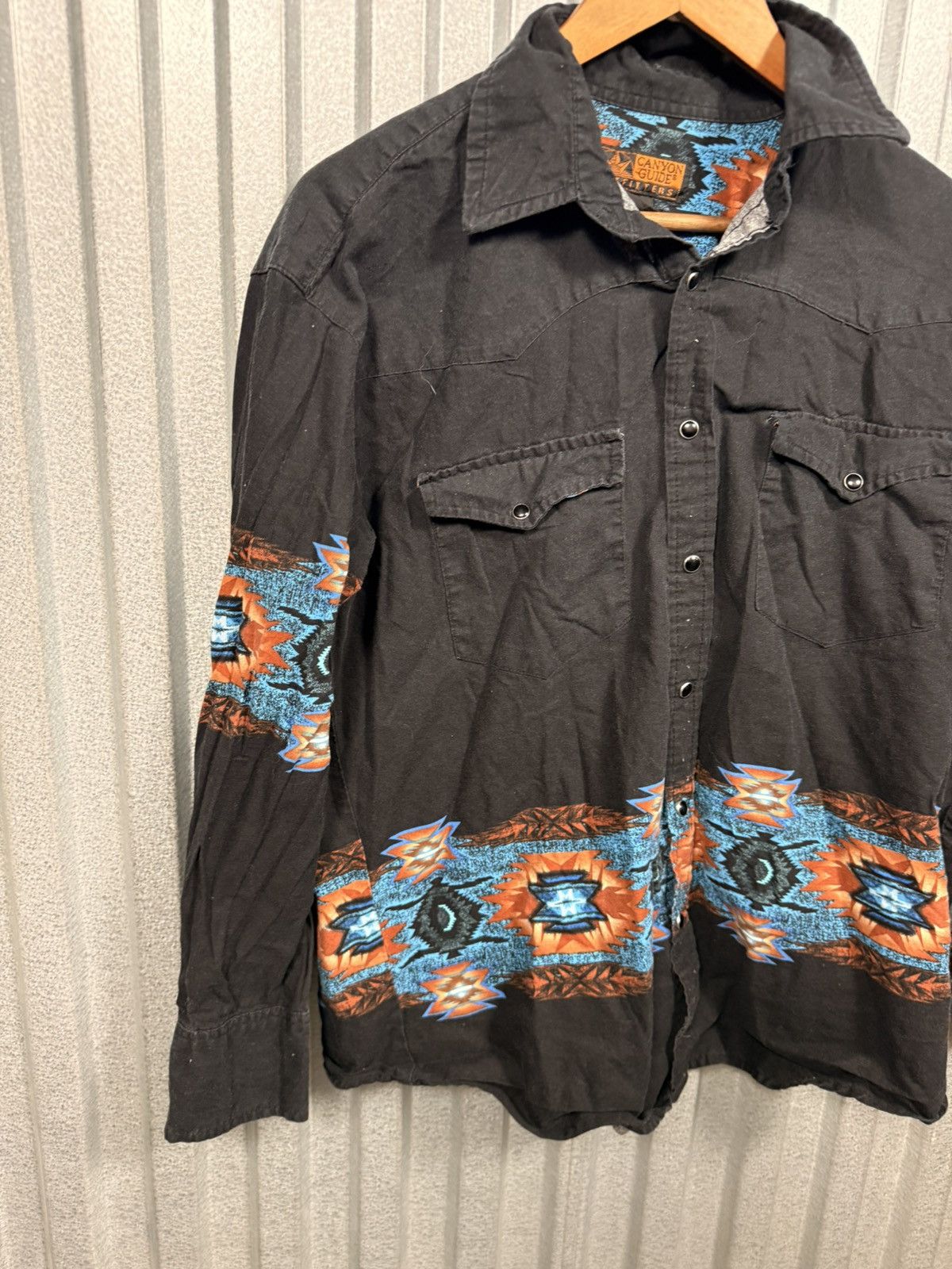 Other Vintage Canyon Guide Western Arizona Print Pearl Snap Shirt Size US L / EU 52-54 / 3 - 11 Thumbnail