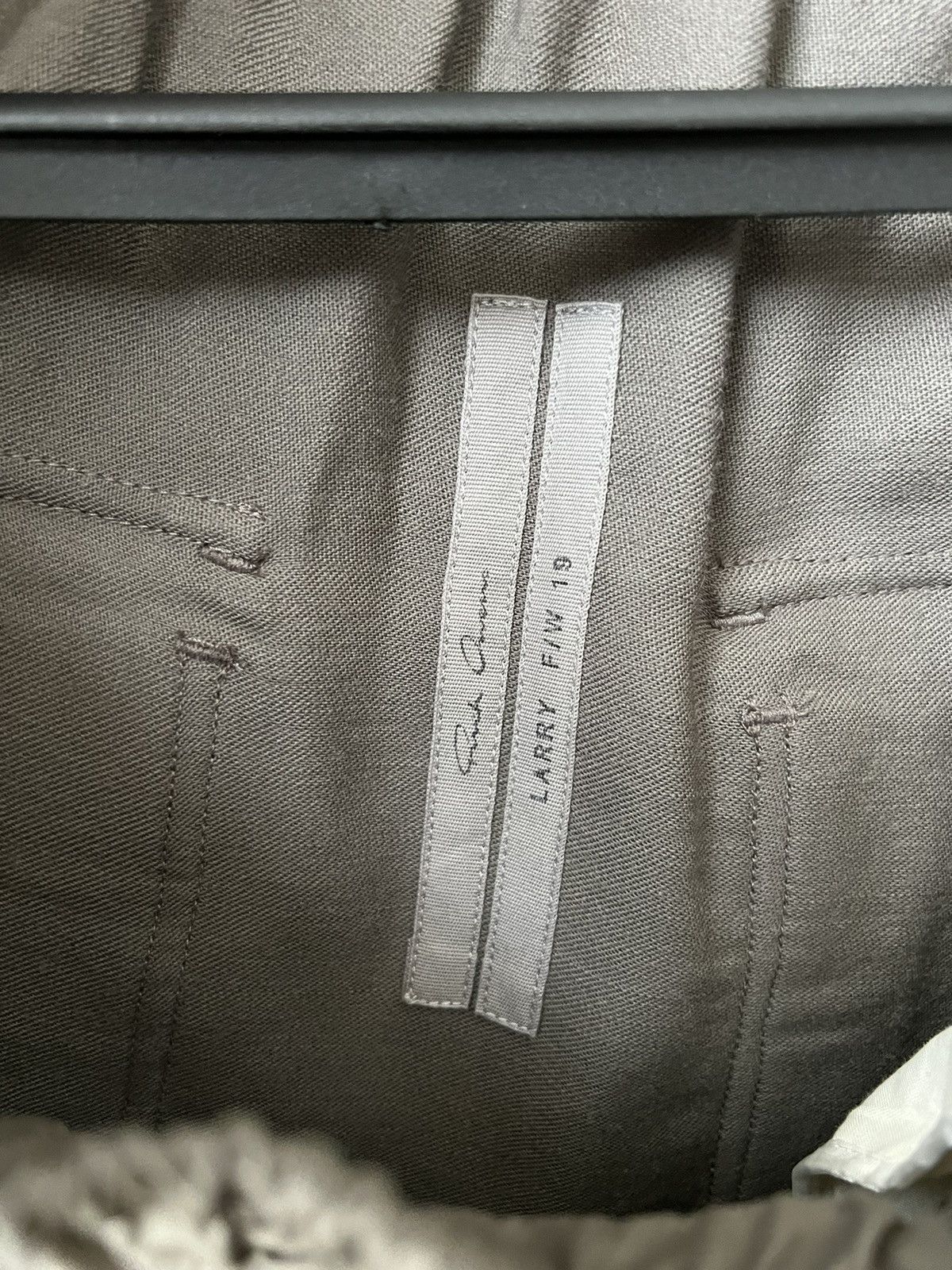 Rick Owens Rick Owens Drawstring long wool pants Size US 32 / EU 48 - 10 Thumbnail
