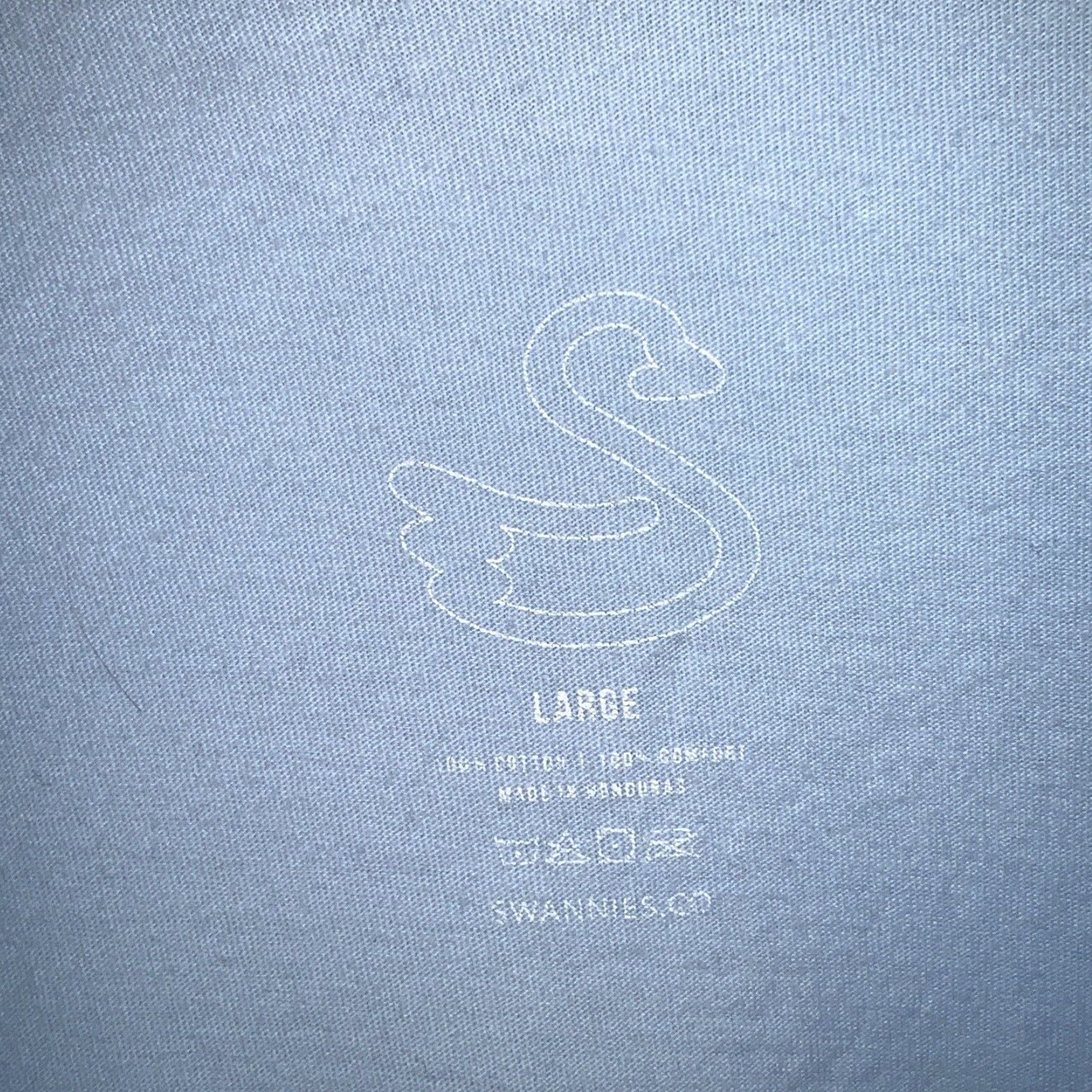 Vintage Swannies Birdie Juice Blue Golf T-Shirt Mens Large Size US L / EU 52-54 / 3 - 3 Thumbnail
