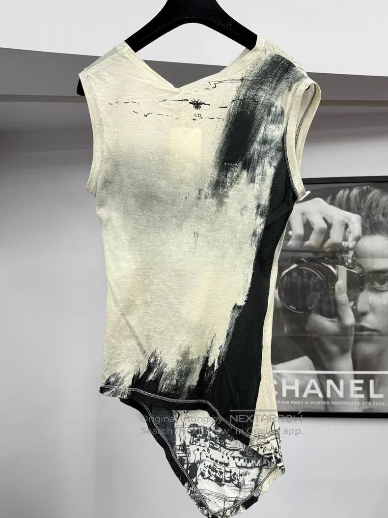 Dior Dior Eiffel Tower Printed Irregular Vest Size M / US 6-8 / IT 42-44 - 3 Thumbnail