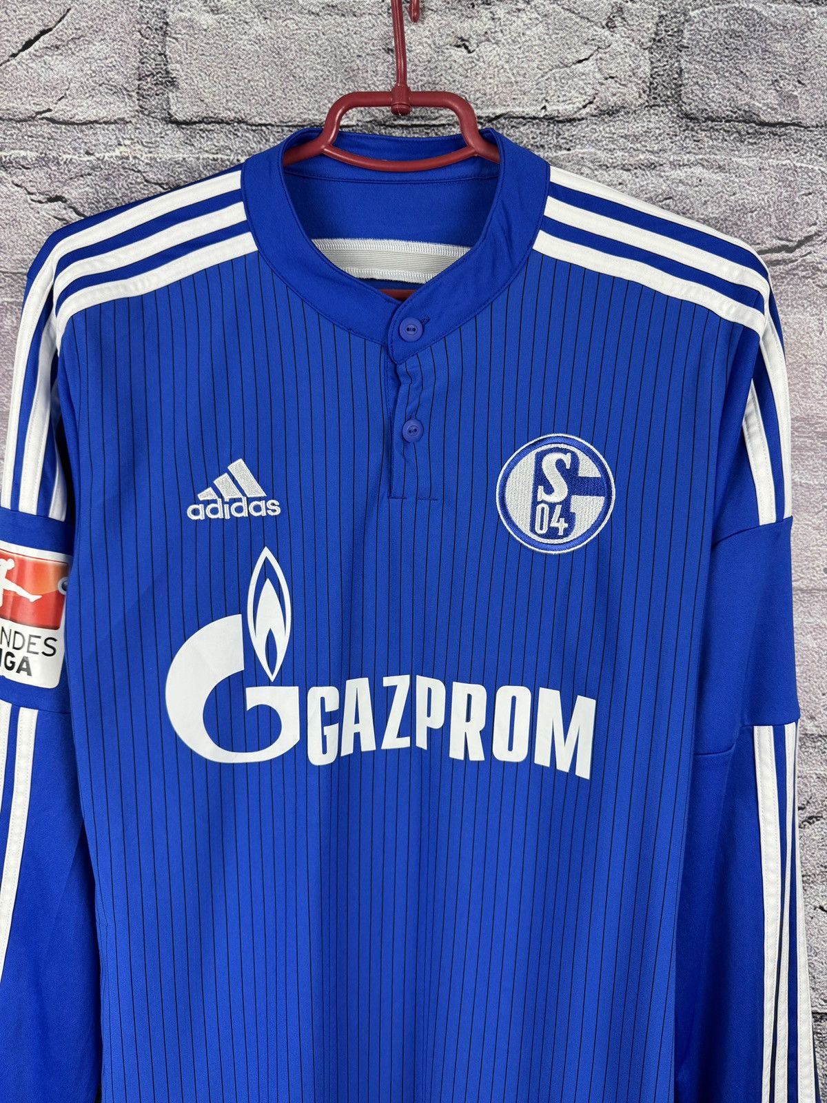 Adidas FC Schalke 04 Adidas Long Sleeve Football Jersey Bundesliga Size US S / EU 44-46 / 1 - 6 Thumbnail