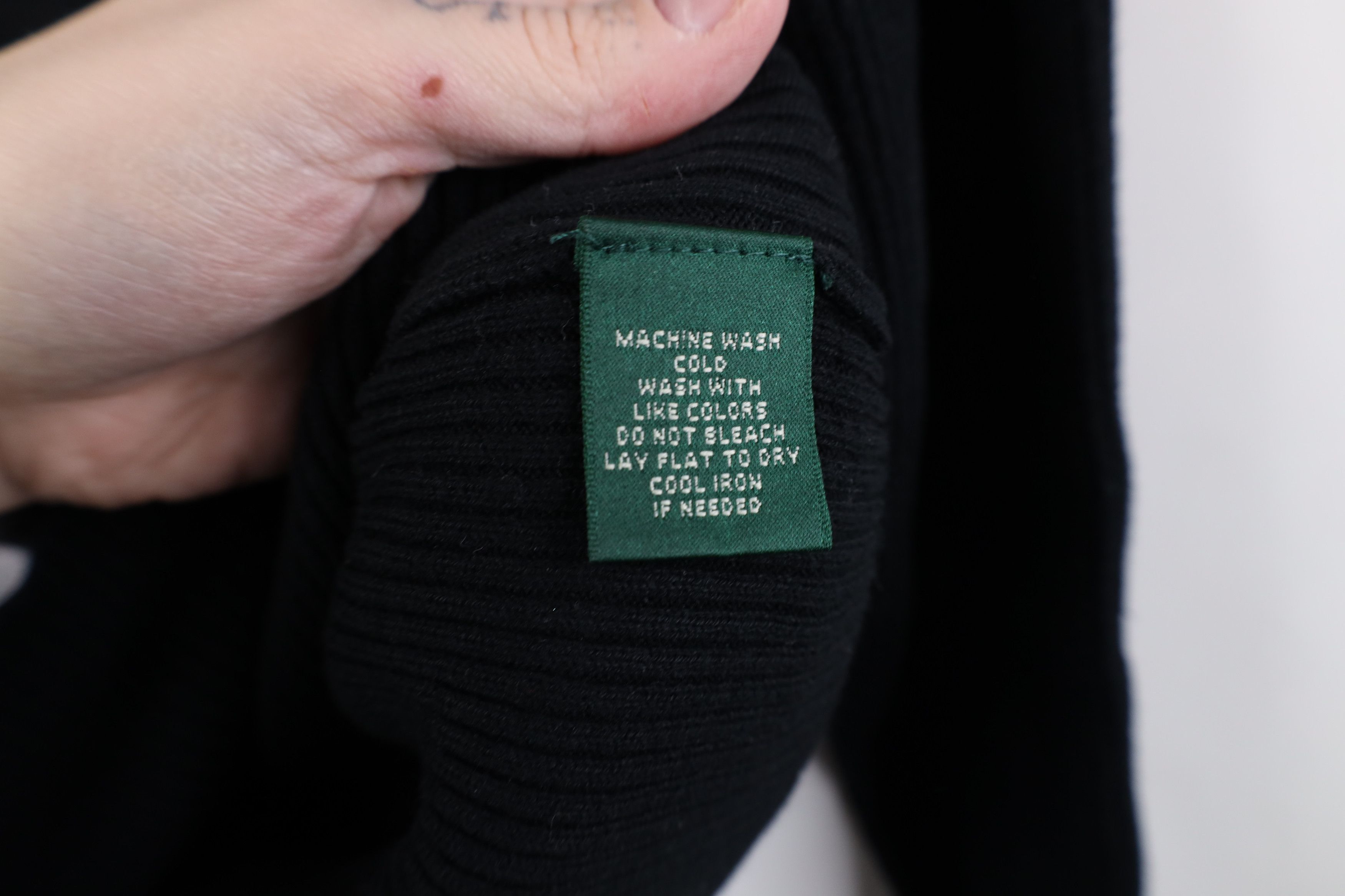 Polo Ralph Lauren Vintage 90s Ralph Lauren Knit Military Turtleneck Sweater Size M / US 6-8 / IT 42-44 - 10 Thumbnail