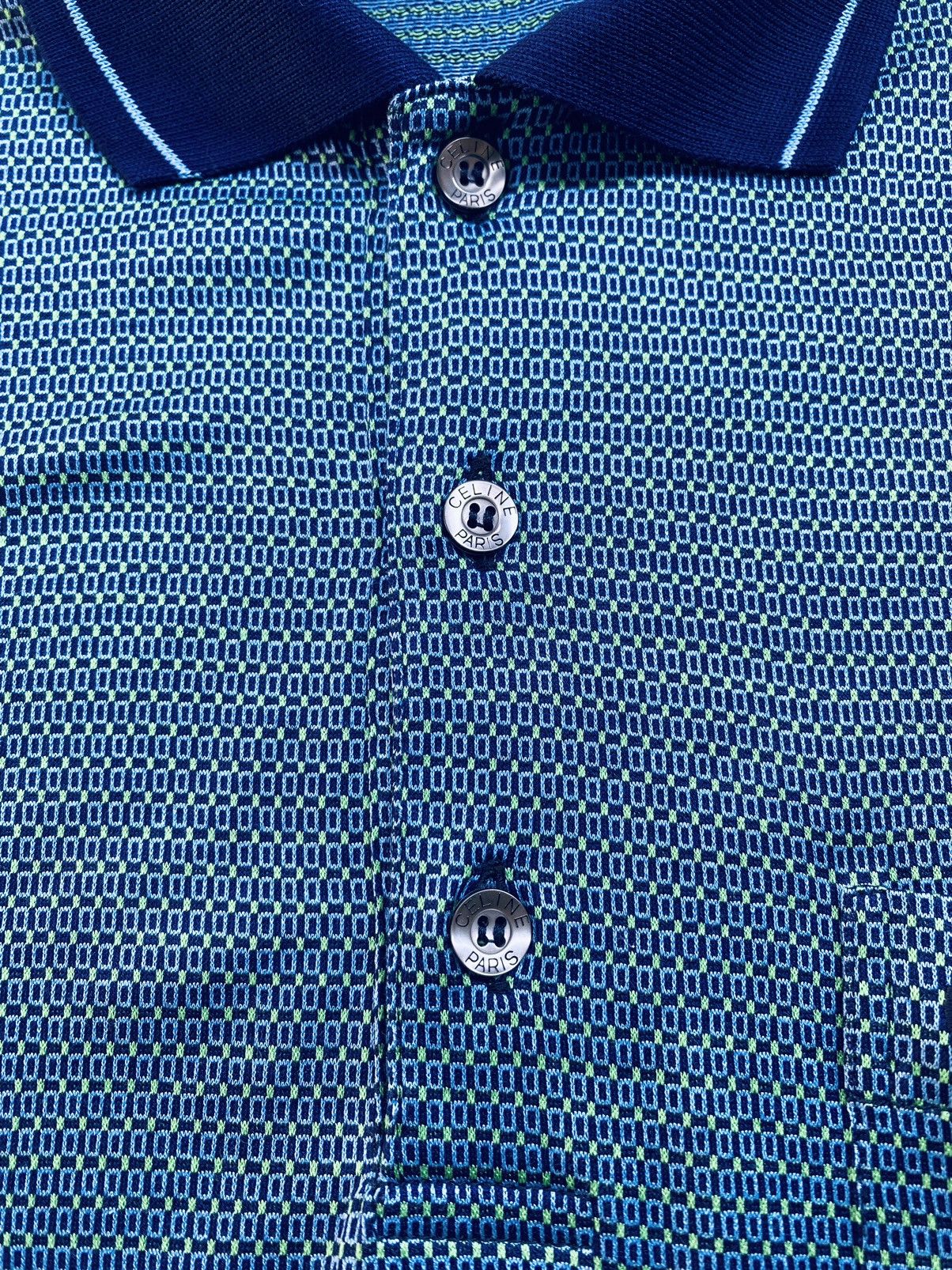 Celine Vintage Celine Homme Polo Tees Size US M / EU 48-50 / 2 - 4 Thumbnail