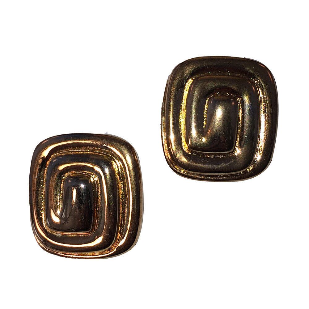Givenchy Givenchy Greek Aztec Key Pattern Clip On Earrings Size ONE SIZE - 1 Thumbnail