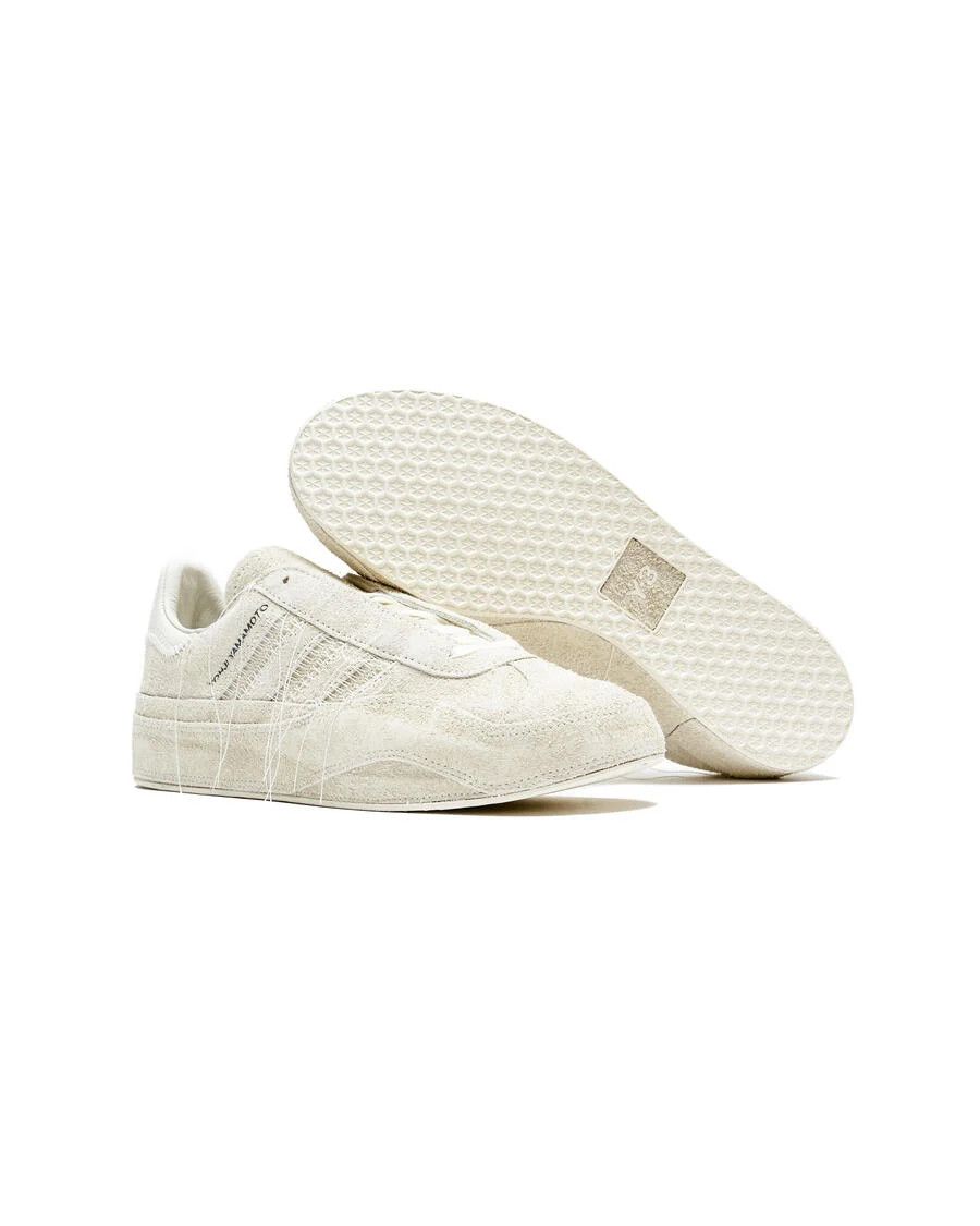 Adidas × Y-3 o1mle0426 Unisex Gazelle Low-Top Sneakers in Off-White Size US 5.5 / EU 38 - 4 Thumbnail