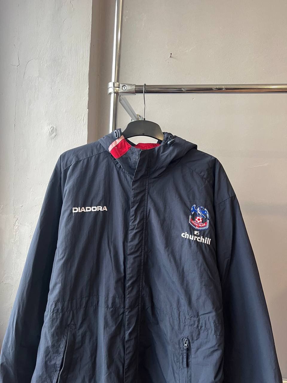 Diadora 2004/05 CRYSTAL PALACE FC TRAINING SOCCER FOOTBALL JACKET L Size US L / EU 52-54 / 3 - 3 Thumbnail