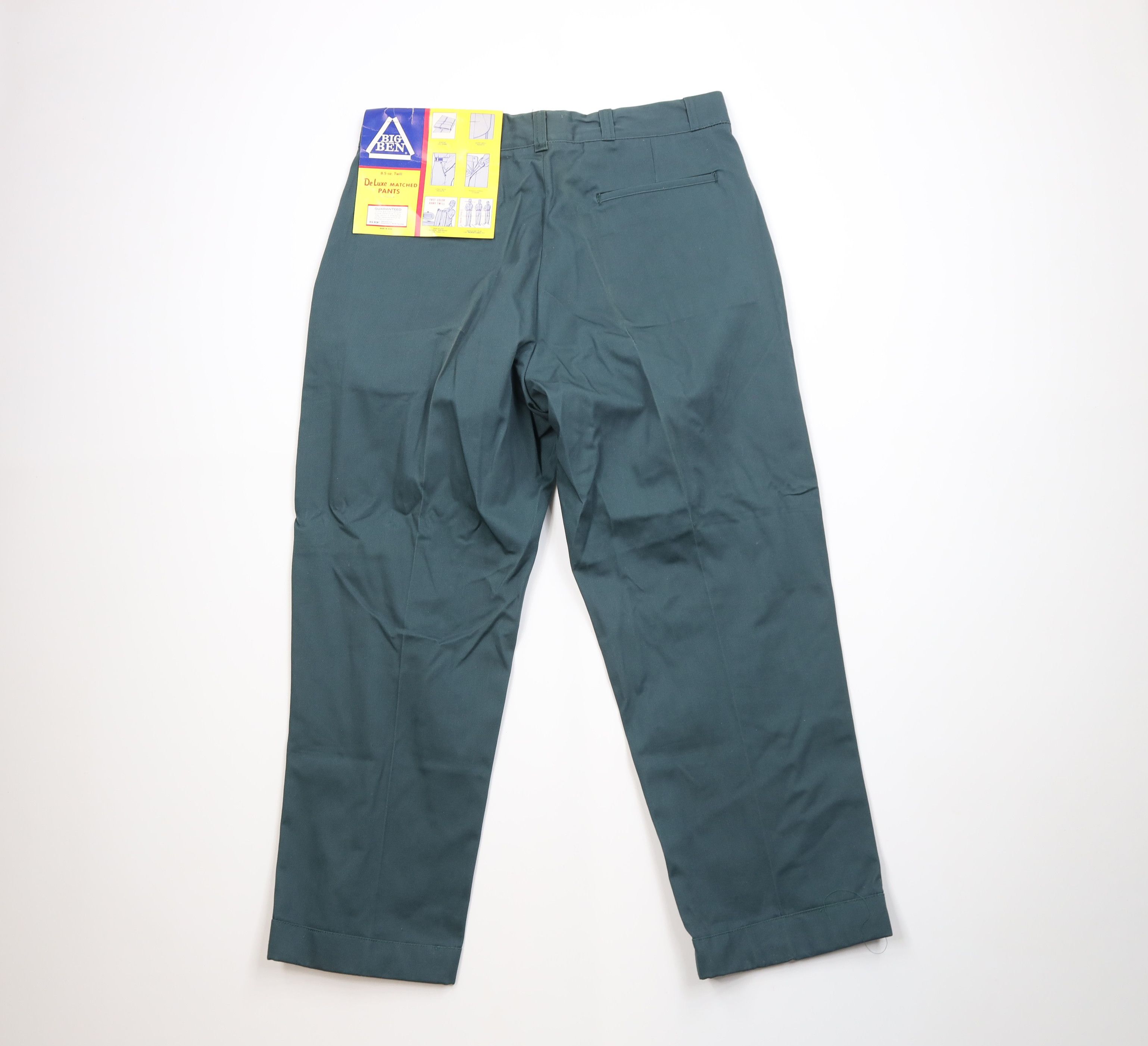 Vintage Deadstock Vintage 60s Cotton Twill Pants Green USA Size US 36 / EU 52 - 11 Thumbnail