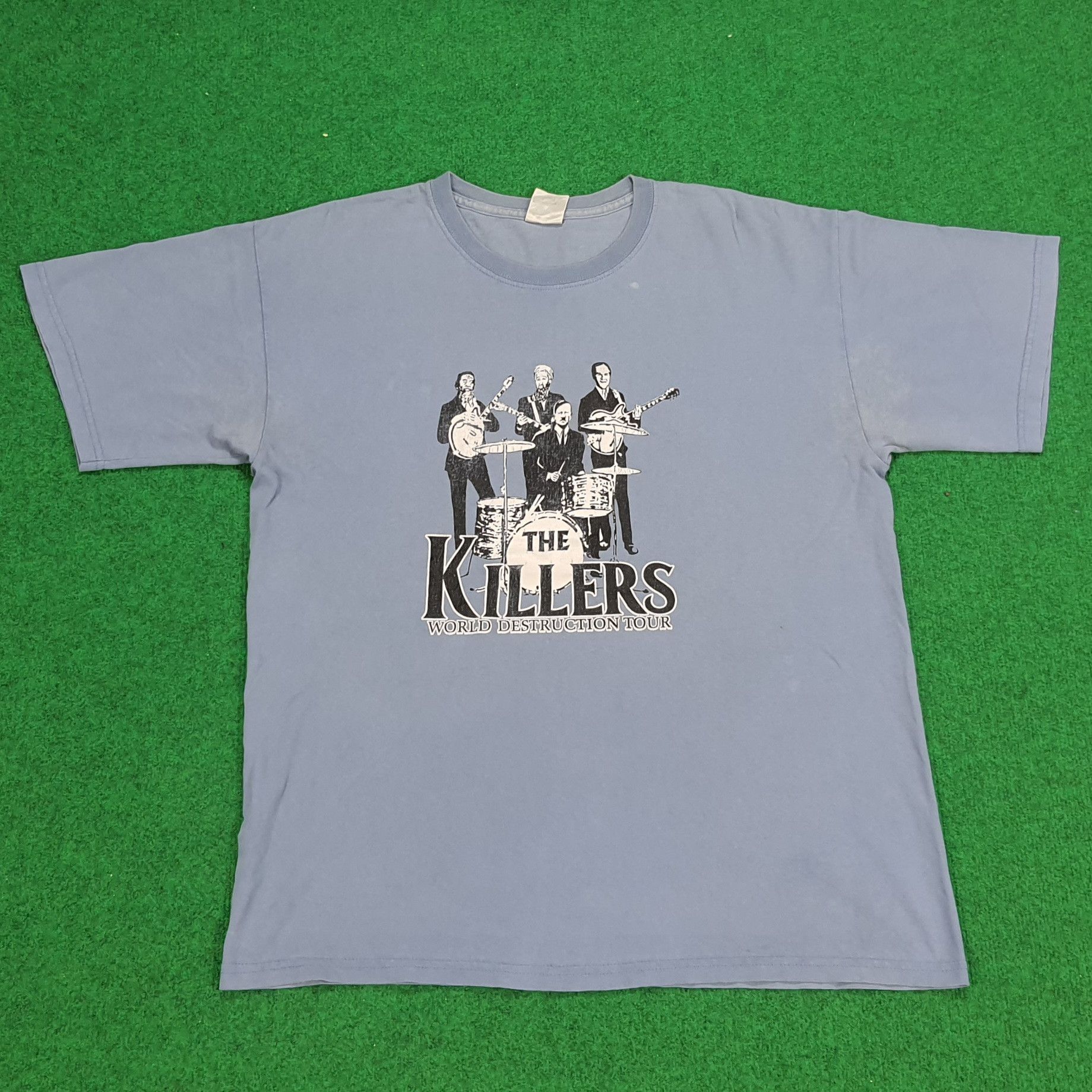 Band Tees × Vintage Vintage The Killers Band World Tour Destruction Band Tees Size US L / EU 52-54 / 3 - 1 Thumbnail