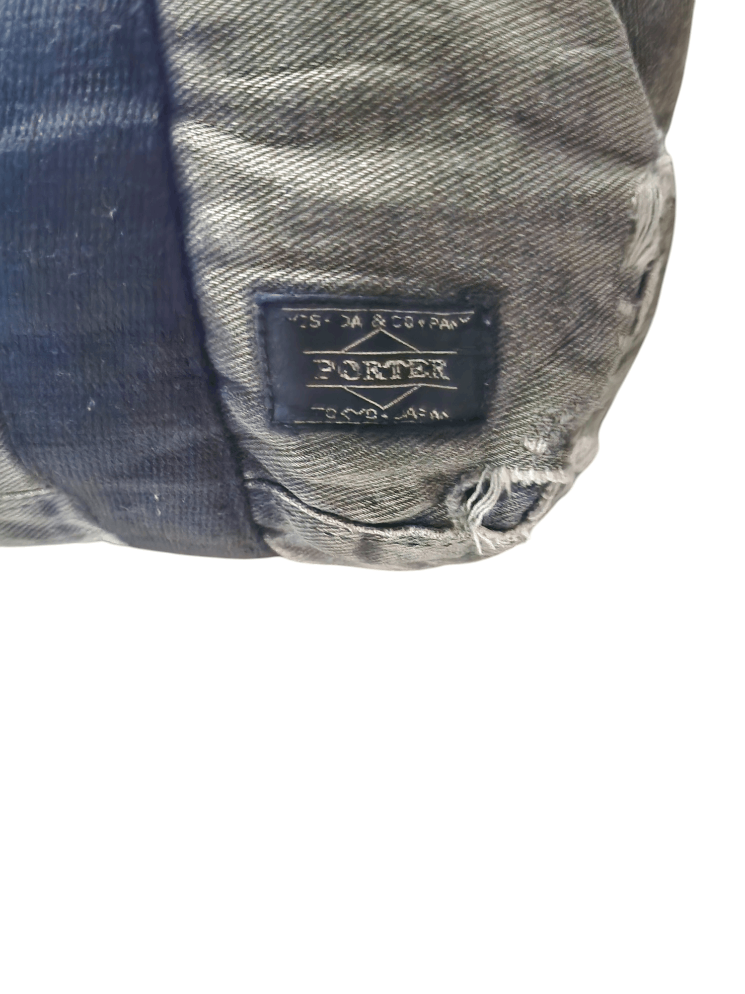Designer × Porter Vtg Distress Denim Porter x Nakata Tote Bag Size ONE SIZE - 5 Thumbnail