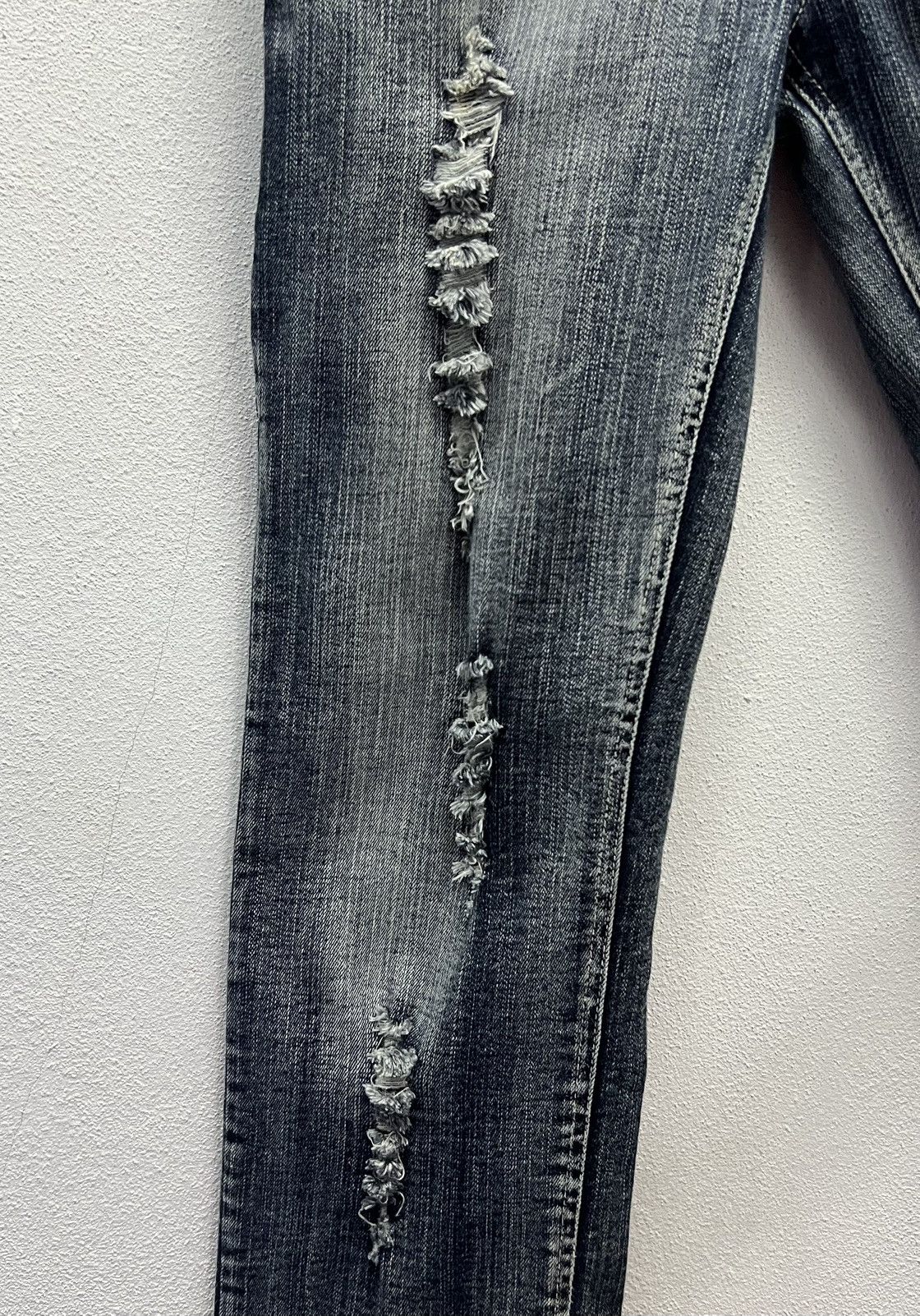 Japanese Brand × Vintage Vintage Y2K Style Distressed Denim Overalls – “Gladys” Brand Size US 32 / EU 48 - 13 Thumbnail