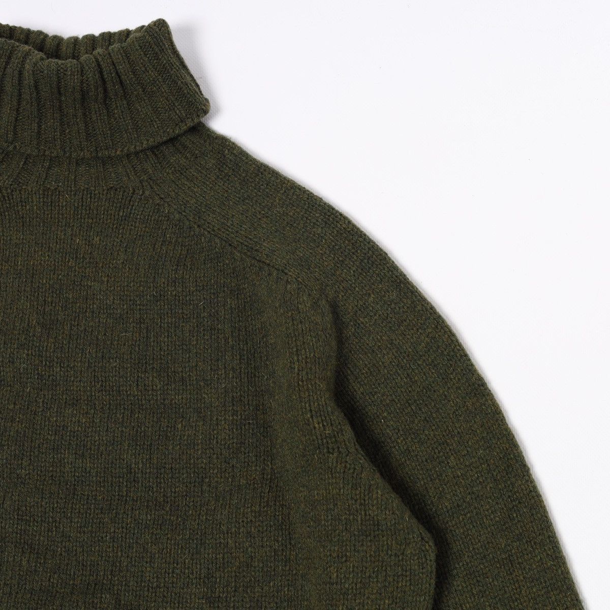 Other Pakeman Catto & Carter Jumper Wool Roll Neck Sweater Green Size US M / EU 48-50 / 2 - 4 Thumbnail
