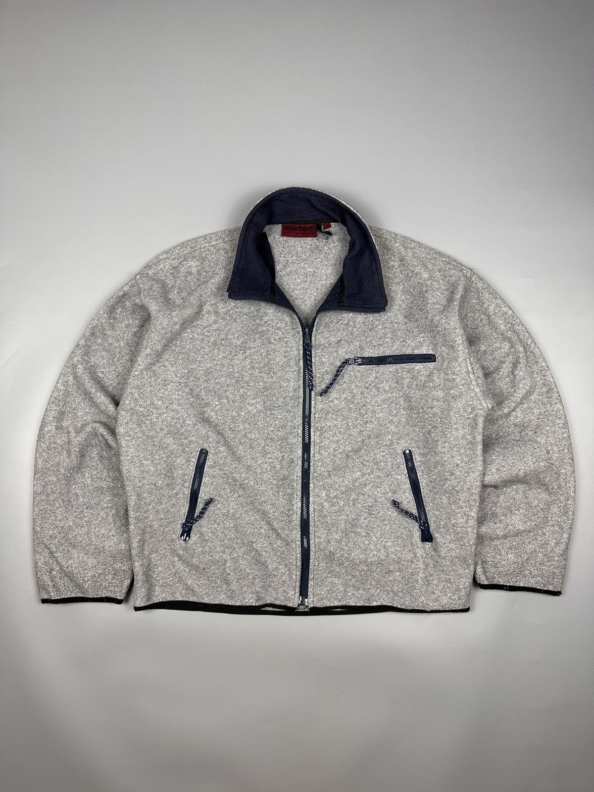 Vintage Macbeth Active Wear Zipper Up Fleece