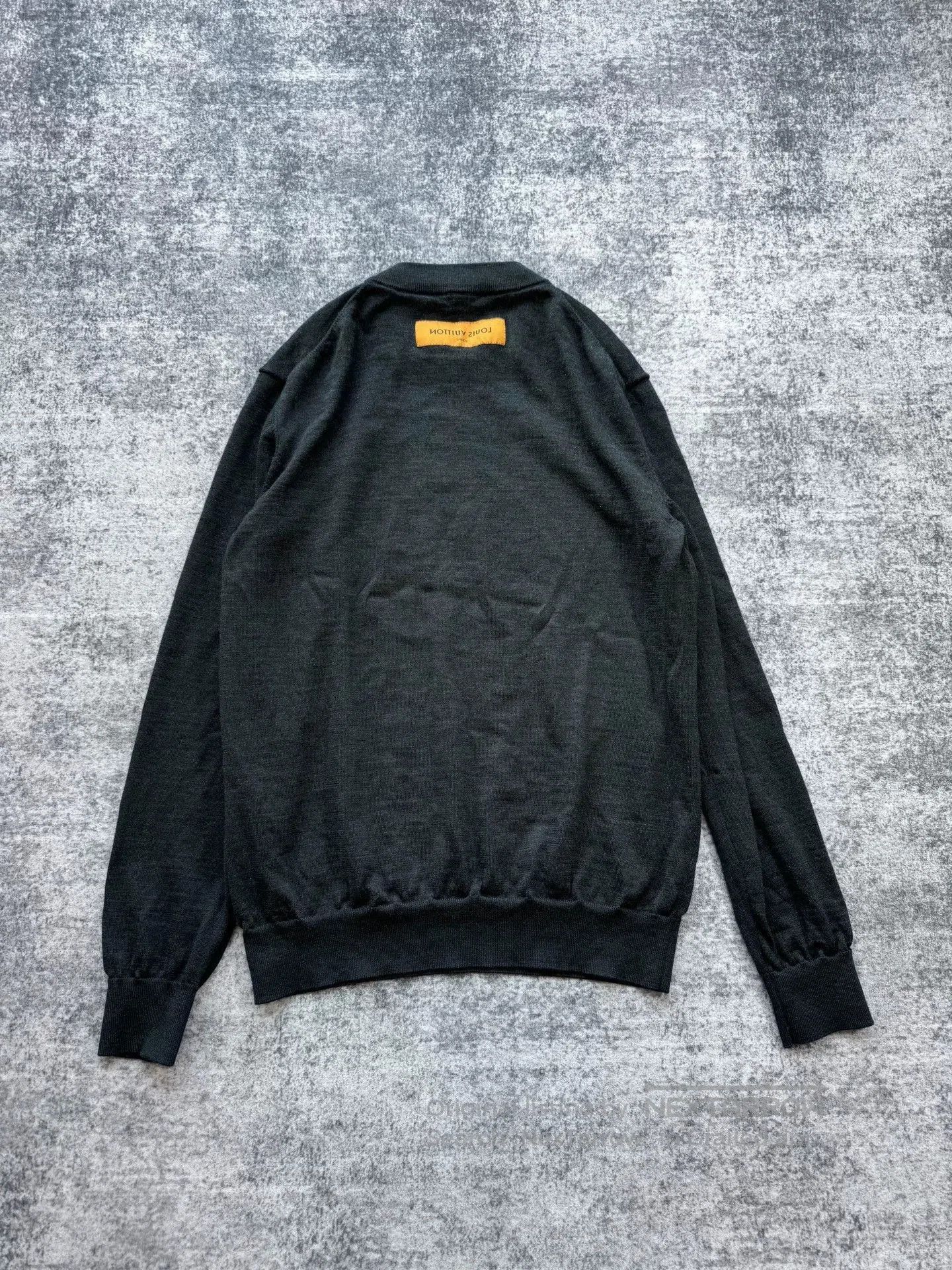 Louis Vuitton louis vuitton black wool uniform sweater. Size US M / EU 48-50 / 2 - 1 Thumbnail