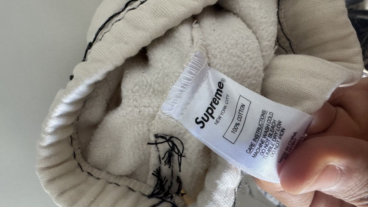Supreme Supreme Big Stitch Sweatpants Size US 32 / EU 48 - 9 Thumbnail