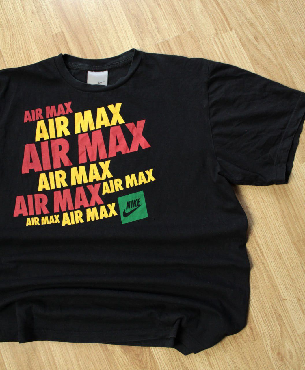 Nike 🔥 90s Nike Air Max Swoosh Vintage Logo T Shirt Court TN Y2K Size US M / EU 48-50 / 2 - 2 Thumbnail