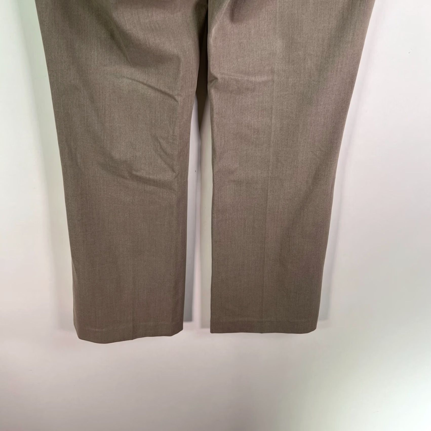 Ann Taylor Ann Taylor Loft Julie Trouser Pants Womens Size 6 Beige 32X33 Stretch Wide Leg 90s City Preppy Size 28" / US 6 / IT 42 - 7 Thumbnail