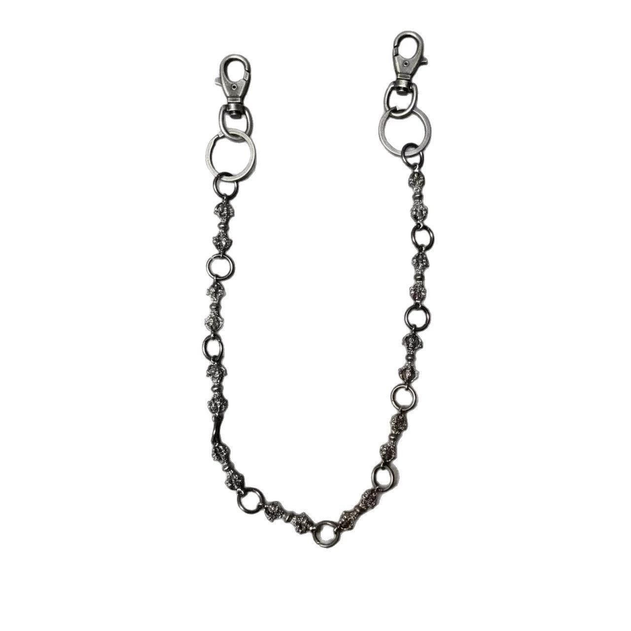 Vintage Retro hip-hop punk style jeans waist chain Size ONE SIZE - 5 Thumbnail