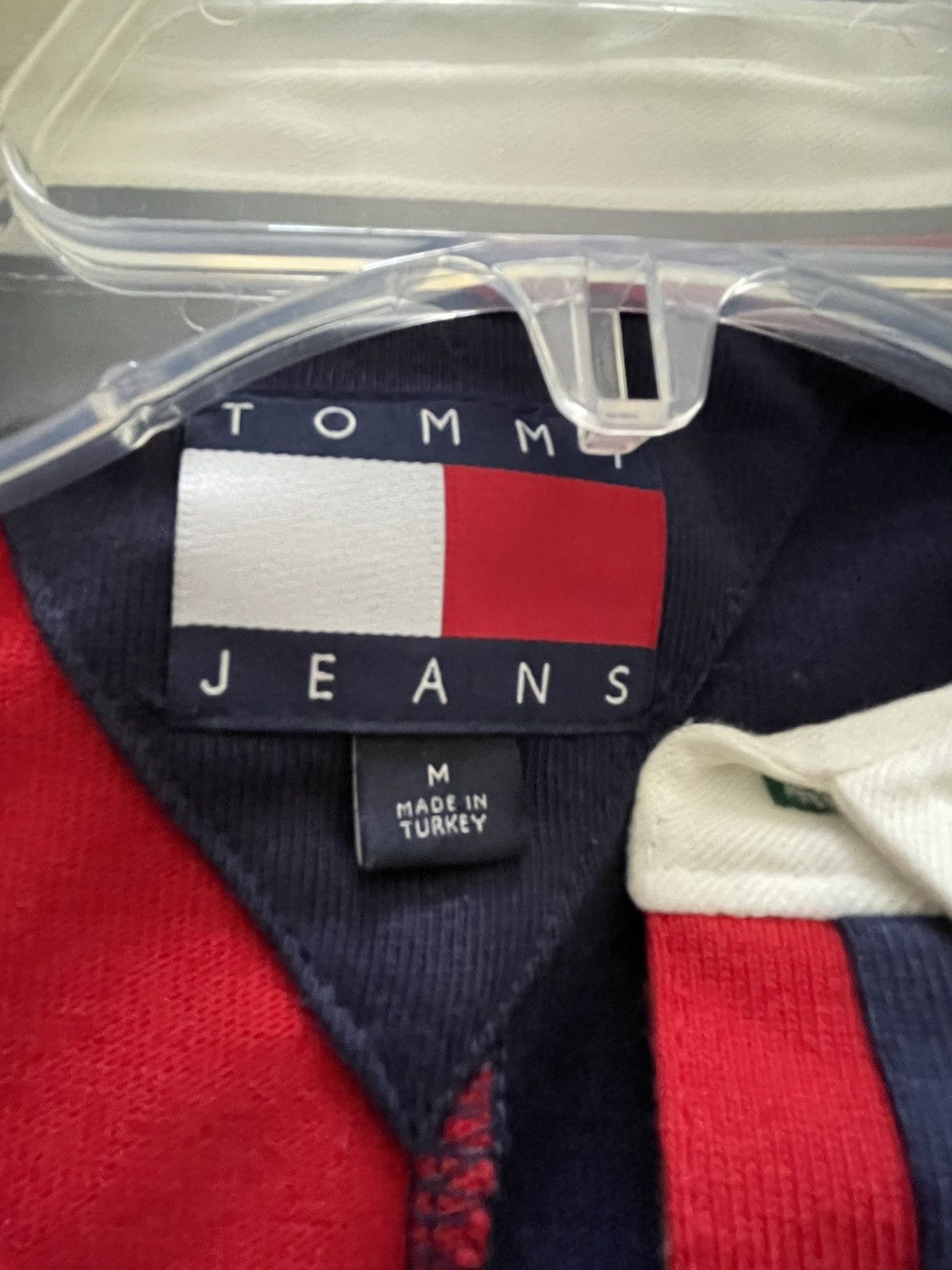 Tommy Hilfiger TOMMY JEANS 90'S CAPSULE RUGBY POLO LONG SLEEVE Size US L / EU 52-54 / 3 - 3 Thumbnail