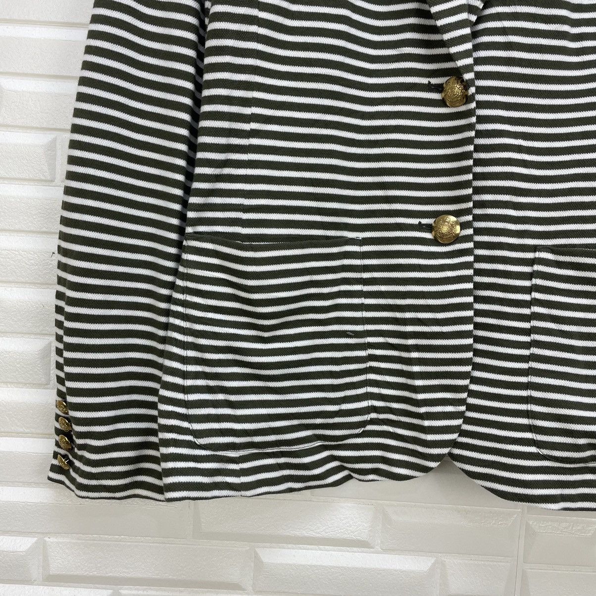 Designer × Polo Ralph Lauren × Ralph Lauren Polo Ralph Laure Stripes Jacket Size S / US 4 / IT 40 - 5 Thumbnail