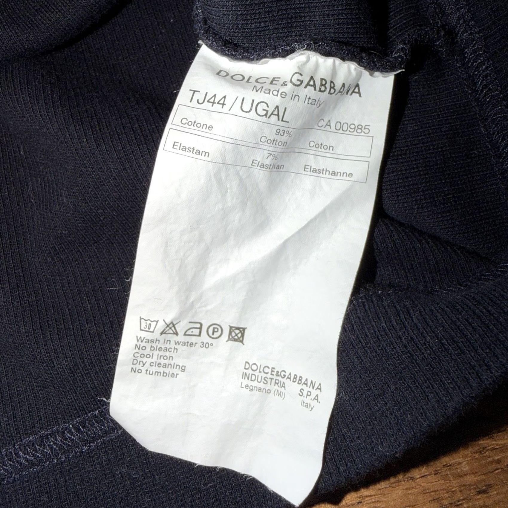 Dolce & Gabbana Dolce&Gabbana Shirt Womens 52 Navy Blue 1/2 Button Long Sleeve Breathable Cotton Casual Classic Designer Basic Regular Update: Navy, Blue Size XXL / US 16-18 / IT 52-54 - 4 Thumbnail