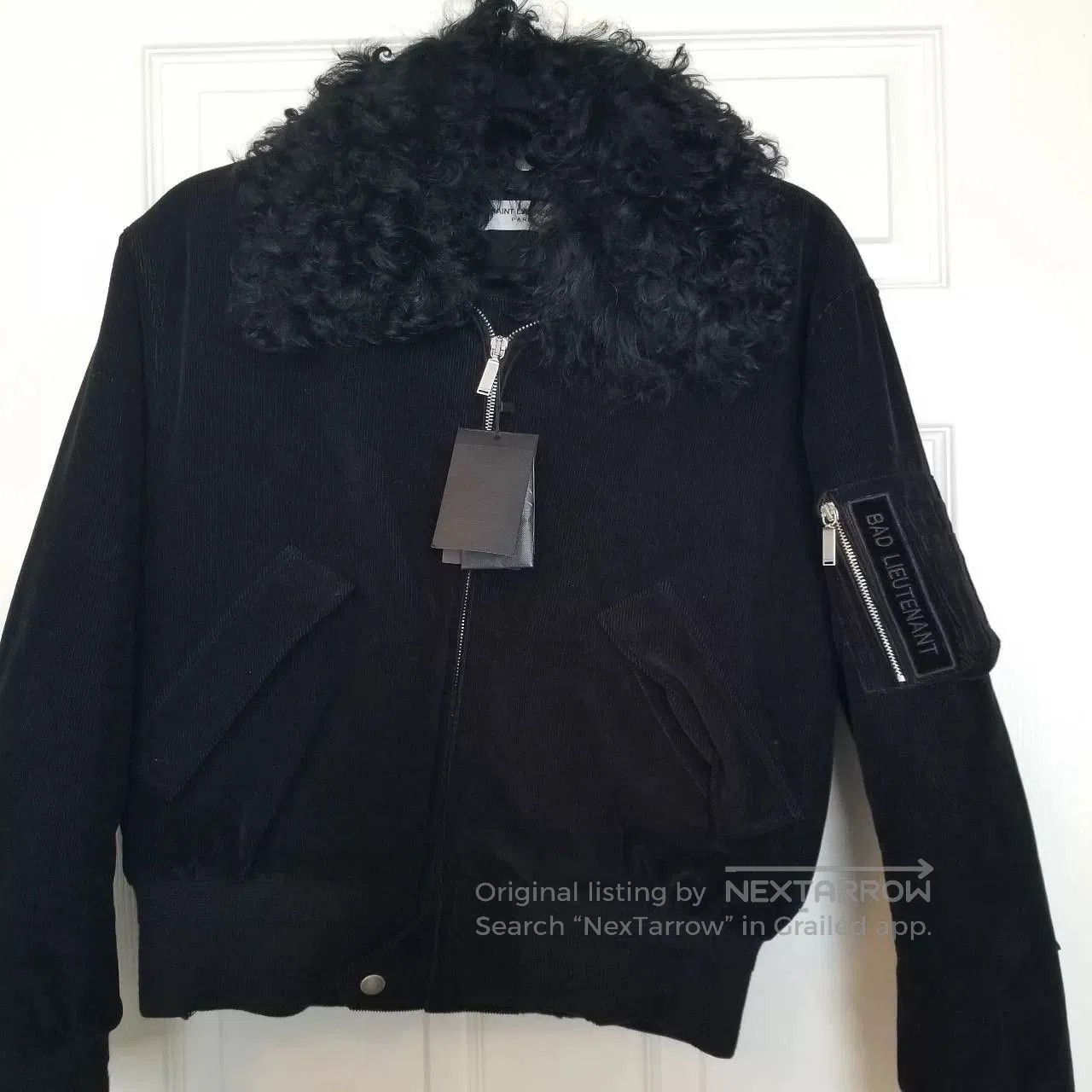 Saint Laurent Paris Saint Laurent MA1 Corduroy Fur Collar Jacket. Size US S / EU 44-46 / 1 - 1 Thumbnail