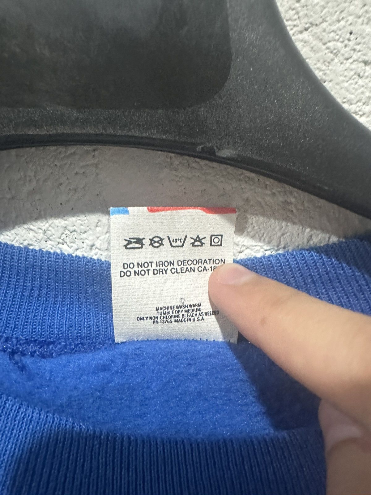 Fruit Of The Loom Vintage Mayberry Union High Crewneck Size Large Blue Size US L / EU 52-54 / 3 - 4 Thumbnail