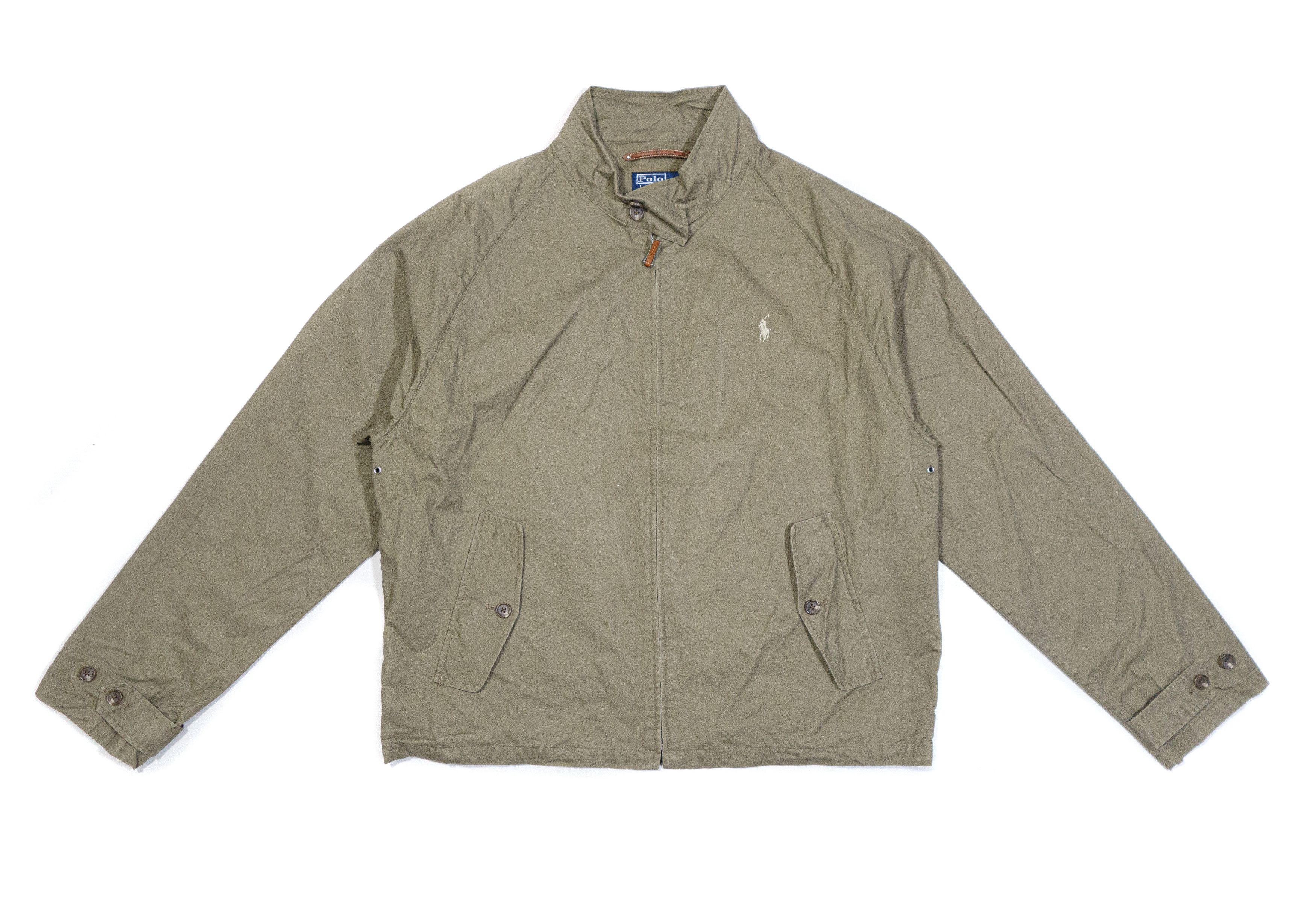 Logo Olive Zip Jacket Menswear