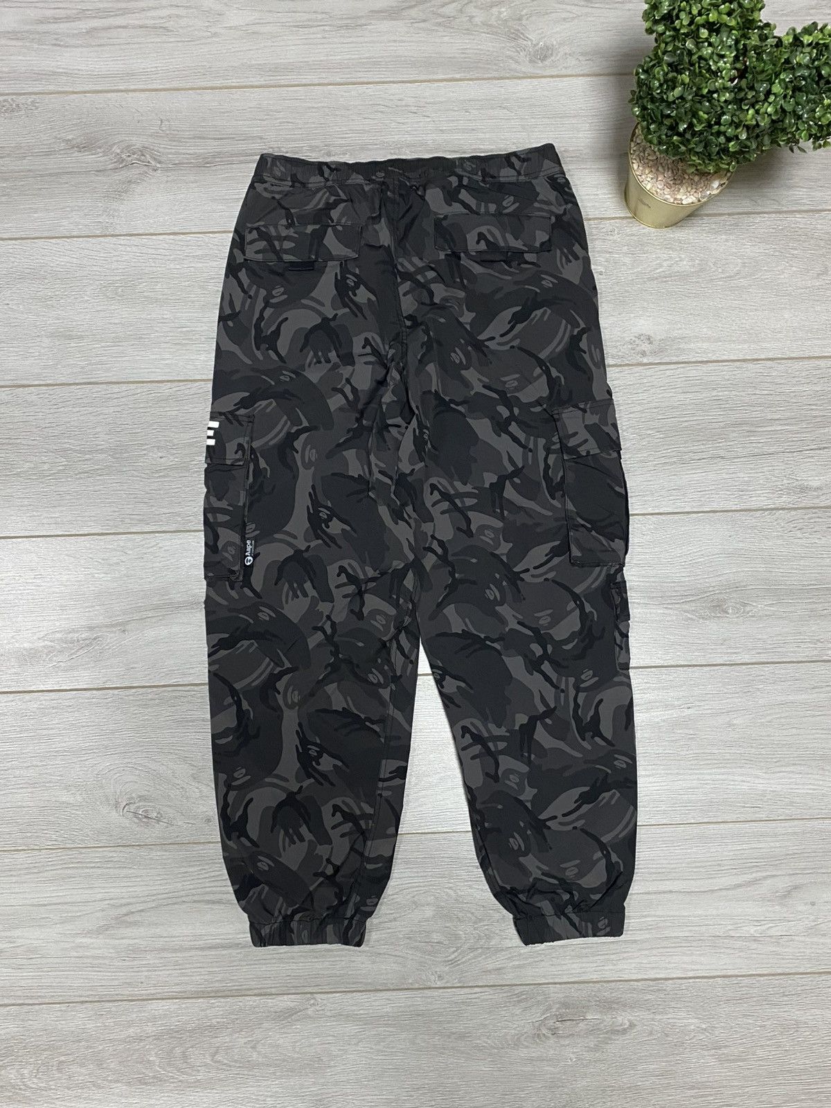 Bape Aape Bape 🦧 cargo multipocket camo big logo pants eb0 Size US 34 / EU 50 - 10 Thumbnail