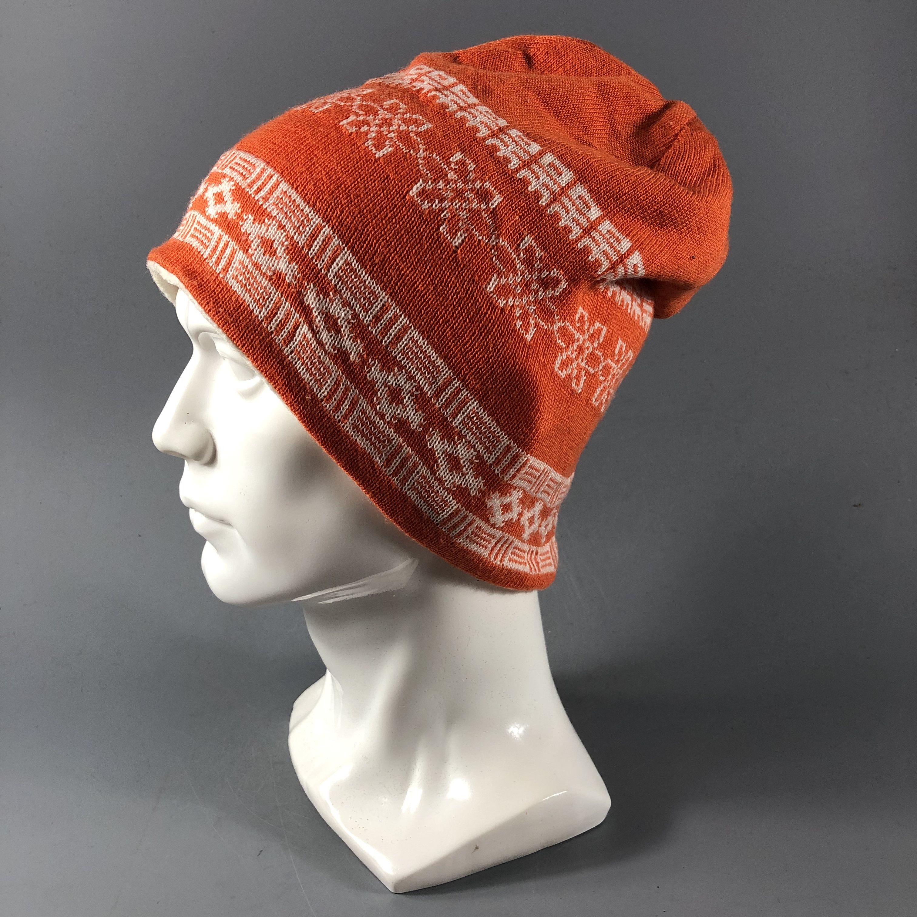 Takeo Kikuchi Takeo Kikuchi Fair Isle Beanie Snowcap Snow Hat B543 Size ONE SIZE - 2 Thumbnail