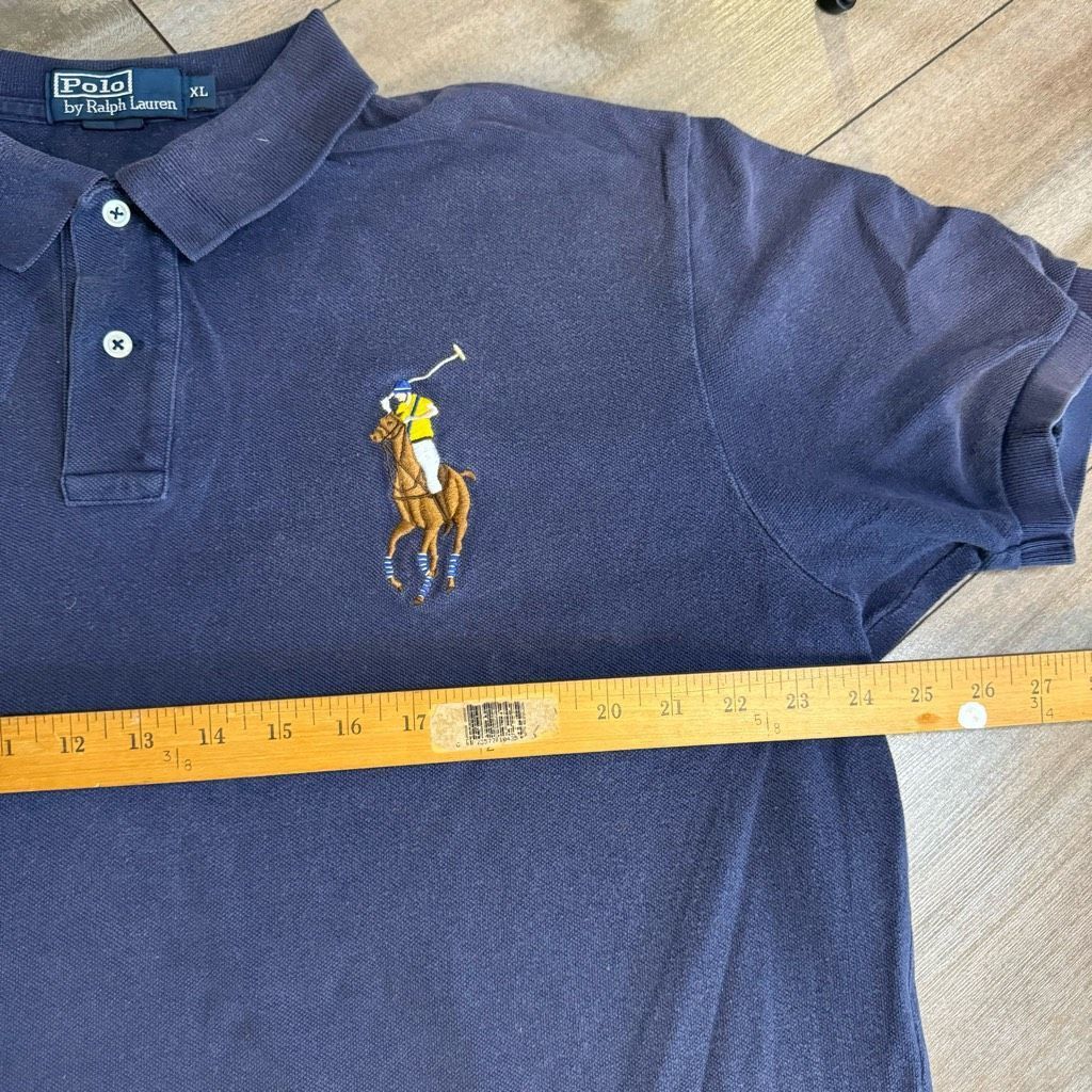 Polo Ralph Lauren Polo Ralph Lauren Big Pony Polo Navy Blue Men XL Bin O-46 Size US XL / EU 56 / 4 - 6 Thumbnail